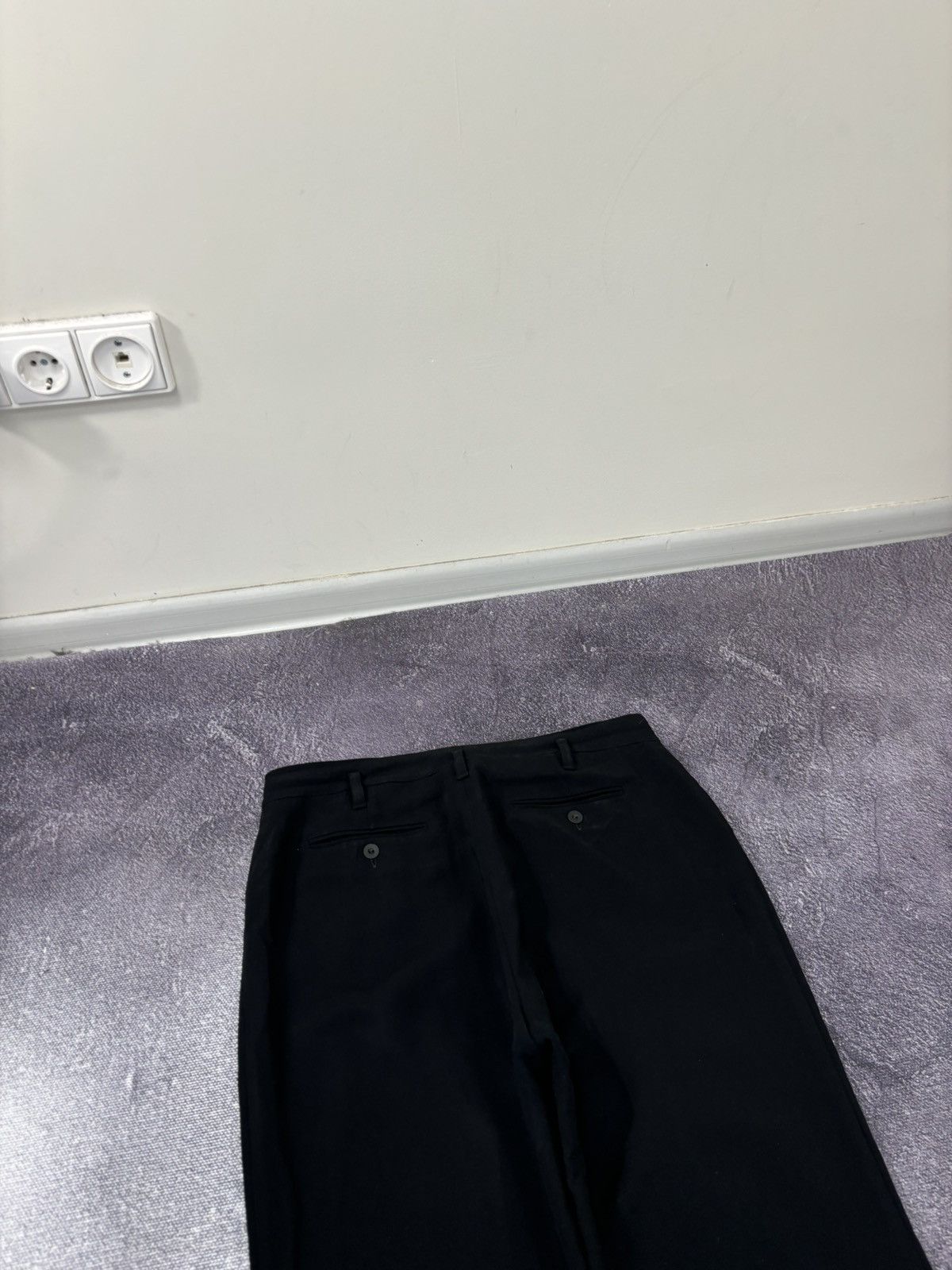 Max Mara Max Mara Studio Jacket & Flared Sable-Fabric Pants Suit Size M / US 6-8 / IT 42-44 - 21 Thumbnail