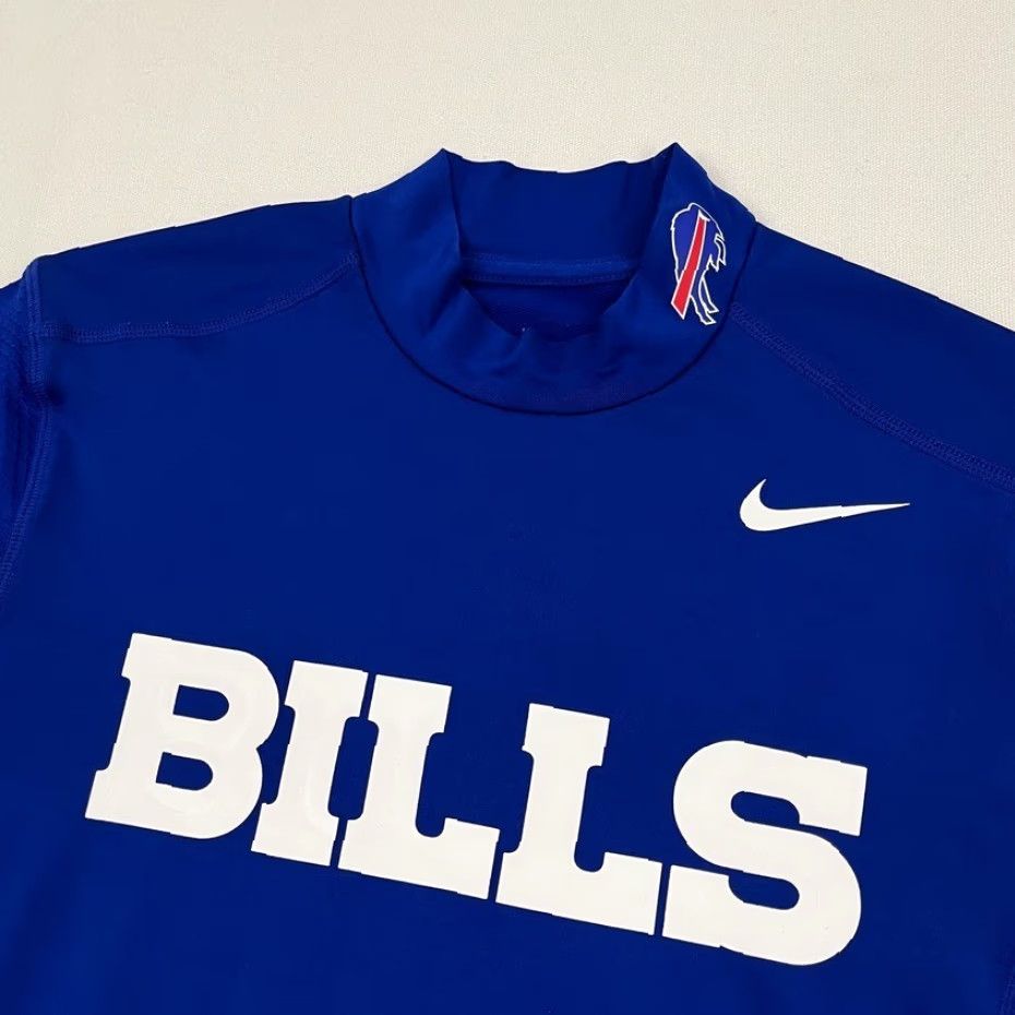 Nike **Nike Buffalo Bills Dri-Fit Mens Mock Neck Training Shirt Small** User: Nike Buffalo Bills Dri-Fit Mens Mock Neck Training Shirt Small Size US S / EU 44-46 / 1 - 3 Thumbnail