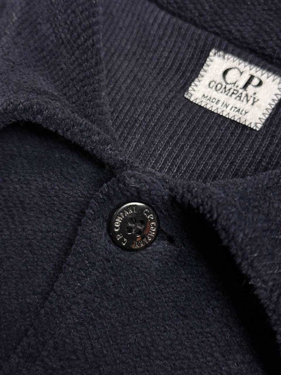 C.P. Company Vintage C.P Company Patch Navy Button Overshirt Jacket M Size US M / EU 48-50 / 2 - 8 Thumbnail