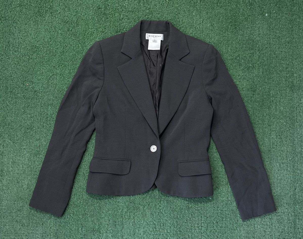 Givenchy Givenchy Grey Wool Blazer Women Made in France Size S / US 4 / IT 40 - 1 Thumbnail