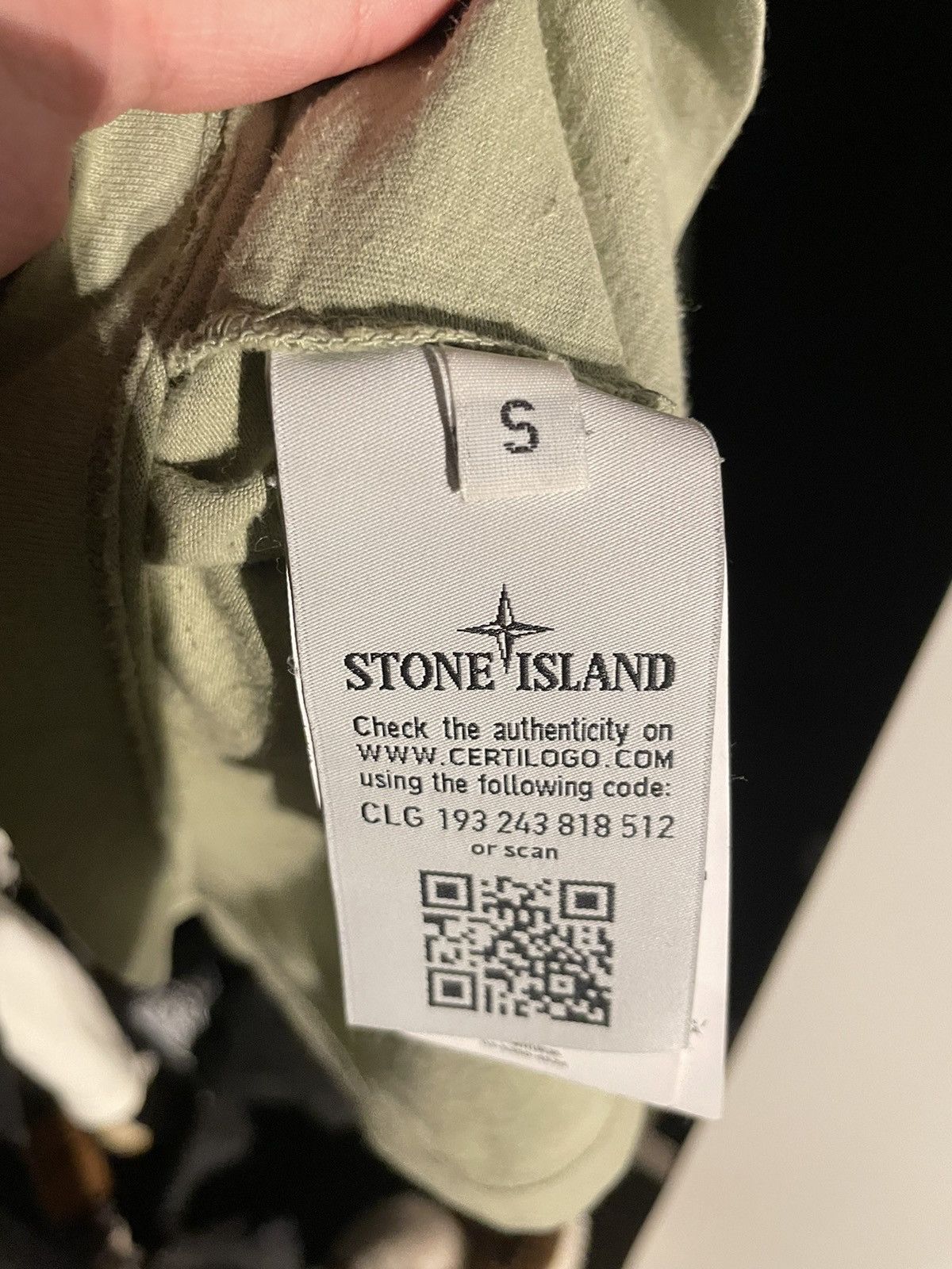 Stone Island Stone Island Light Green Tee Size US S / EU 44-46 / 1 - 6 Thumbnail