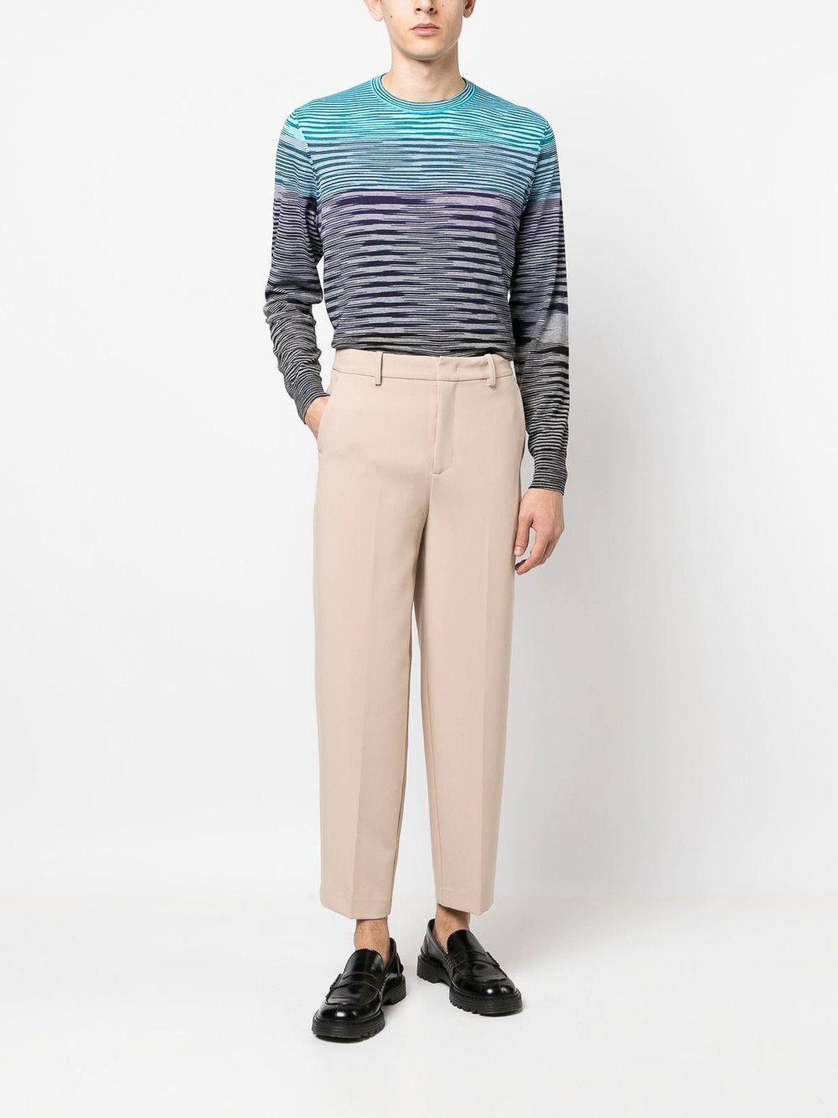 Missoni o1y0225 Crewneck Sweater in Multicolor Size US M / EU 48-50 / 2 - 5 Thumbnail