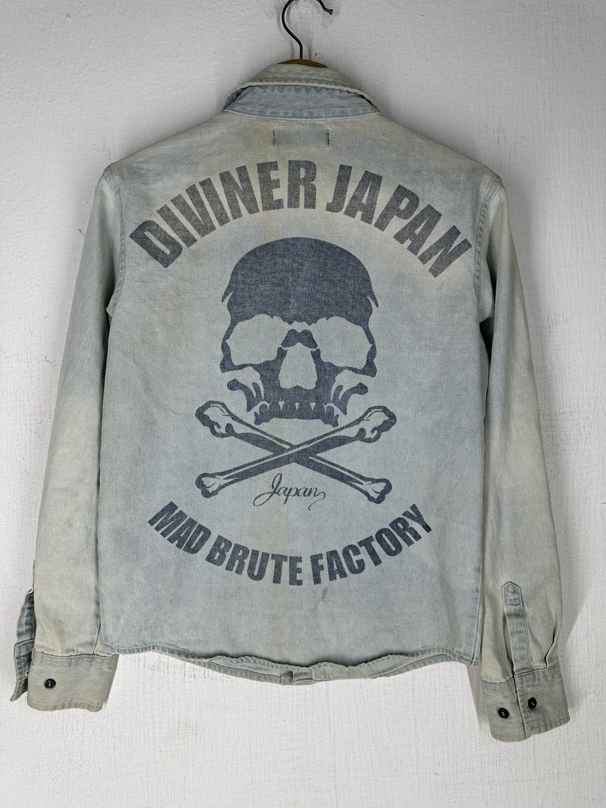 Japanese Brand Vintage 90's Diviner Japan Mad Brute Factory Long Sleeve Size US M / EU 48-50 / 2 - 11 Thumbnail
