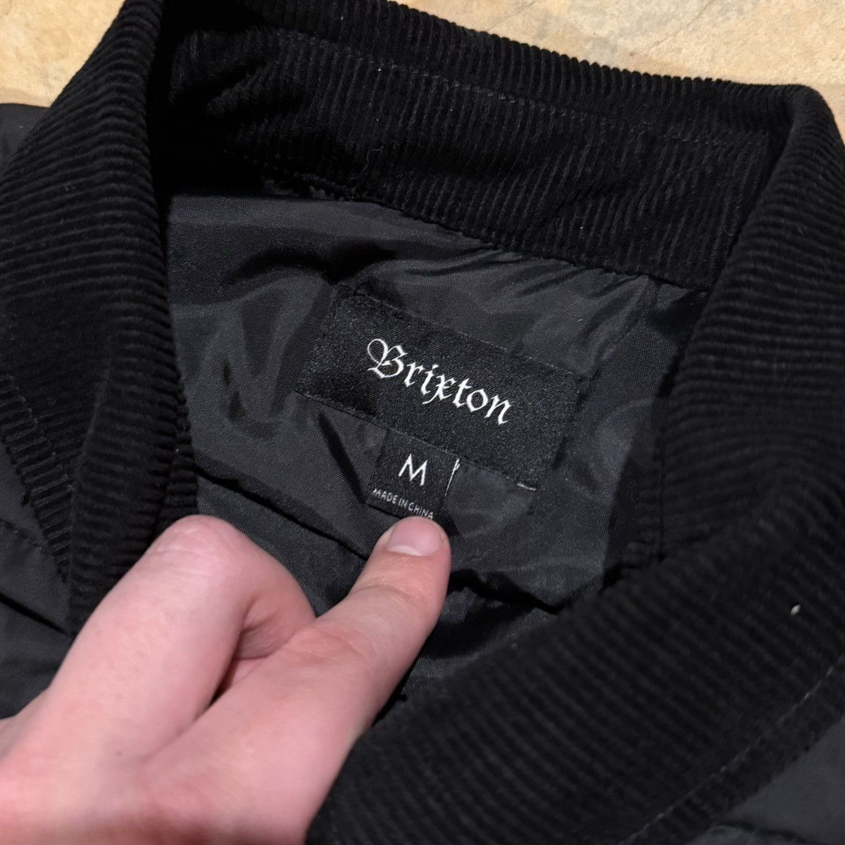 Brixton Brixton Cass Quilted Collared Overshirt Jacket Black Size US M / EU 48-50 / 2 - 6 Thumbnail