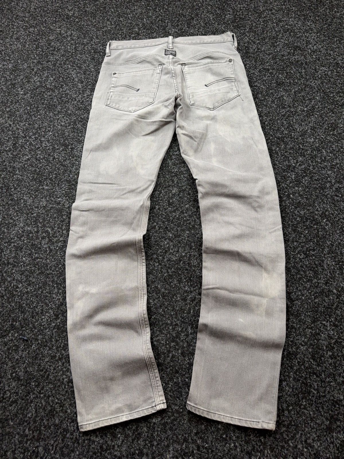 G-Star 00s Y2K G-Star RAW New Radar Slim Faded Distressed Y2K Jeans Size US 29 - 10 Thumbnail