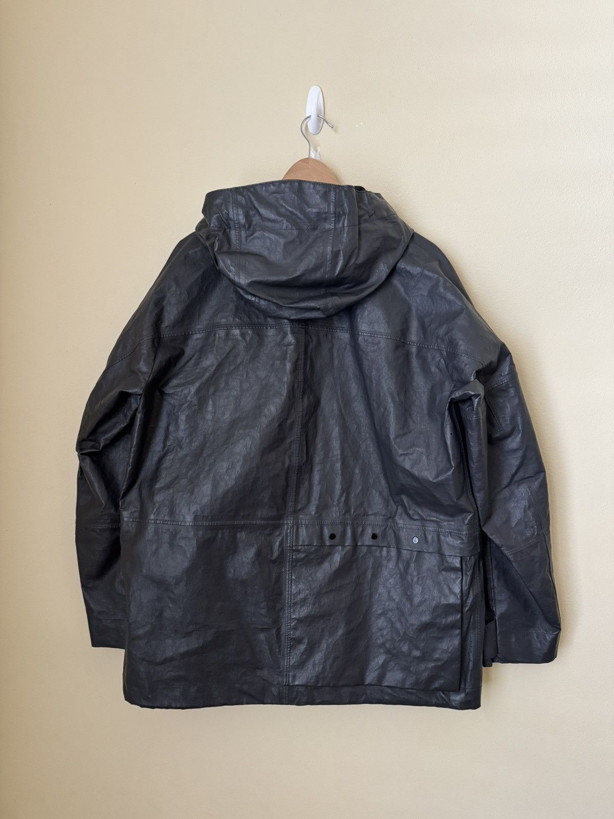 Stone Island Stone Island New Light Leather Organza Jacket Grey Large Size US L / EU 52-54 / 3 - 15 Thumbnail