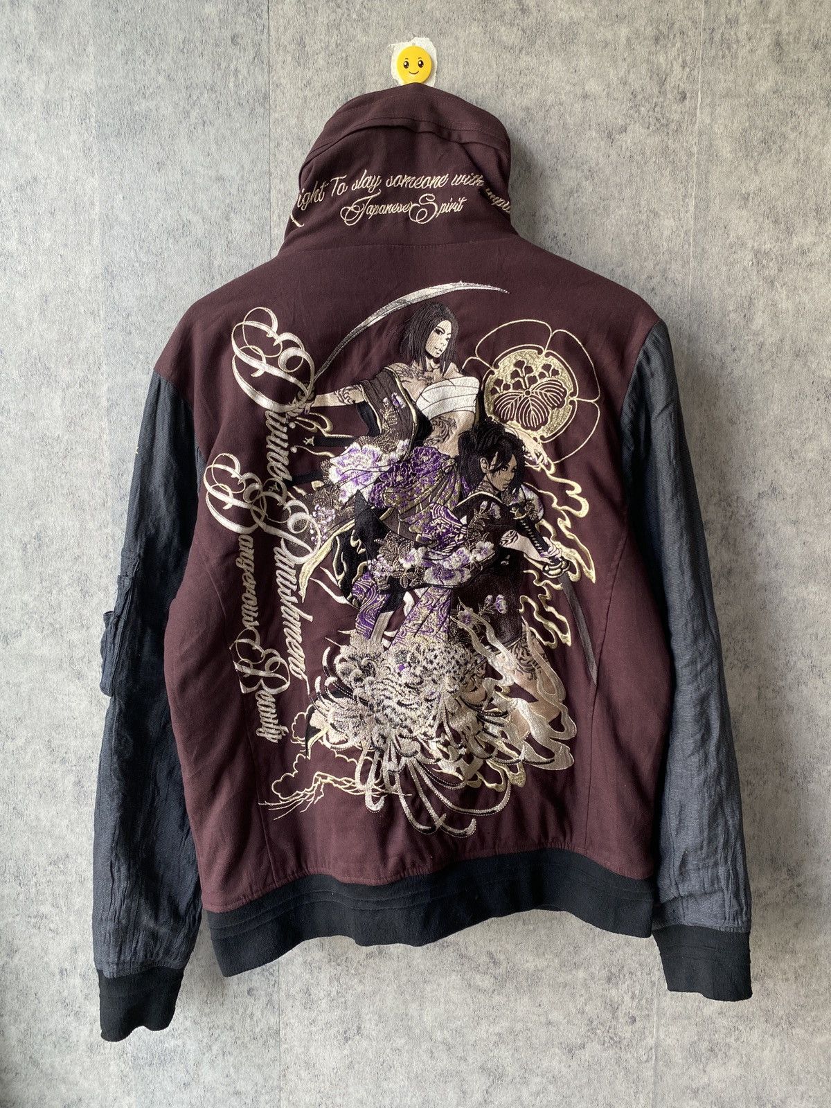If Six Was Nine Vintage Japanese Traditional Samurai Bomber Jacket Size US XL / EU 56 / 4 - 4 Thumbnail