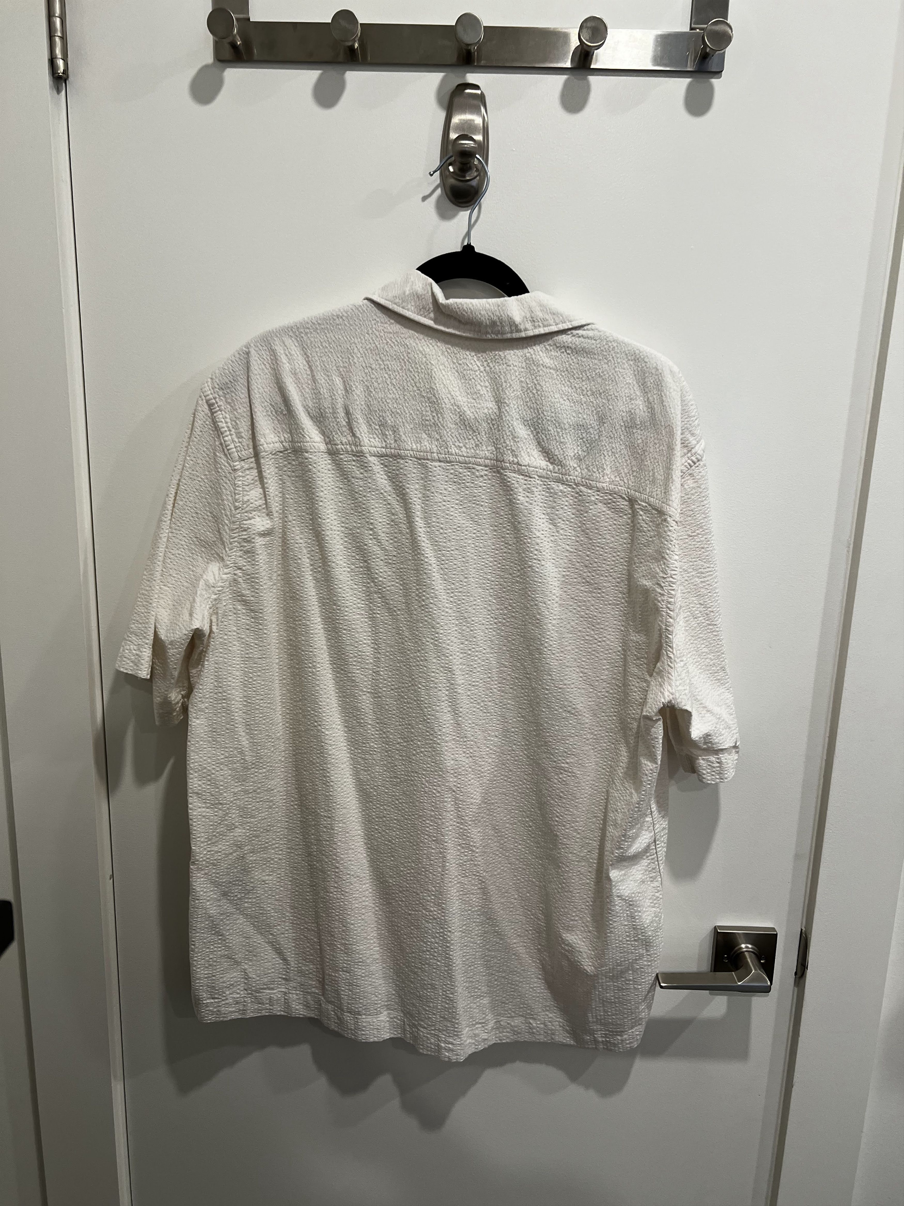 Selected Homme Short Sleeve Seersucker Camp Collar Size US XL / EU 56 / 4 - 3 Thumbnail