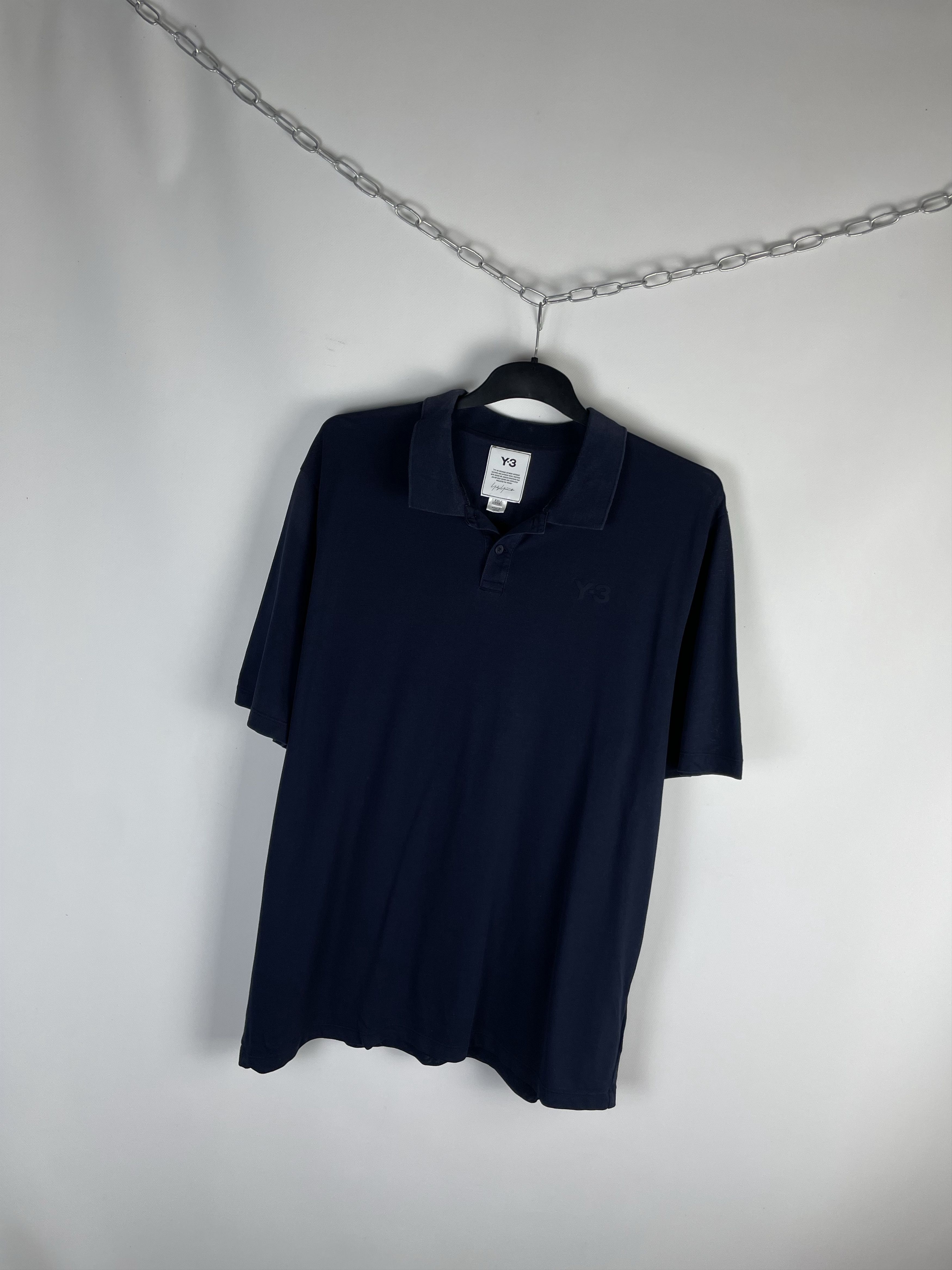 Adidas × Y-3 × Yohji Yamamoto Y-3 YOHJI YAMAMOTO ADIDAS POLO SHIRT Size US XXL / EU 58 / 5 - 2 Thumbnail