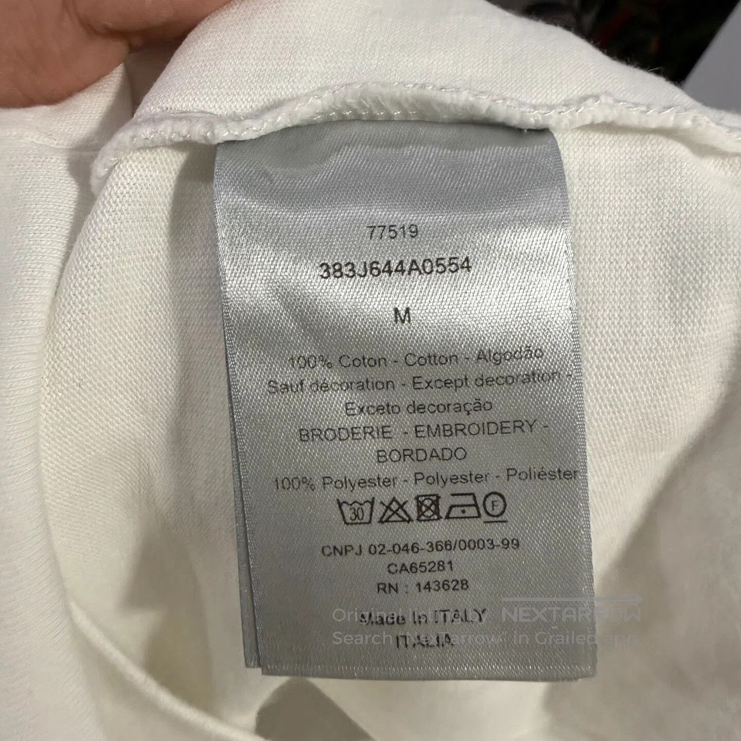 Dior Dior Collar Logo Short Sleeve| Size US M / EU 48-50 / 2 - 5 Thumbnail