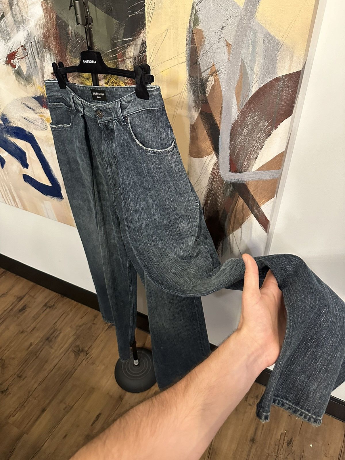 Balenciaga Balenciaga Double Sided Jeans Size US 32 / EU 48 - 2 Thumbnail