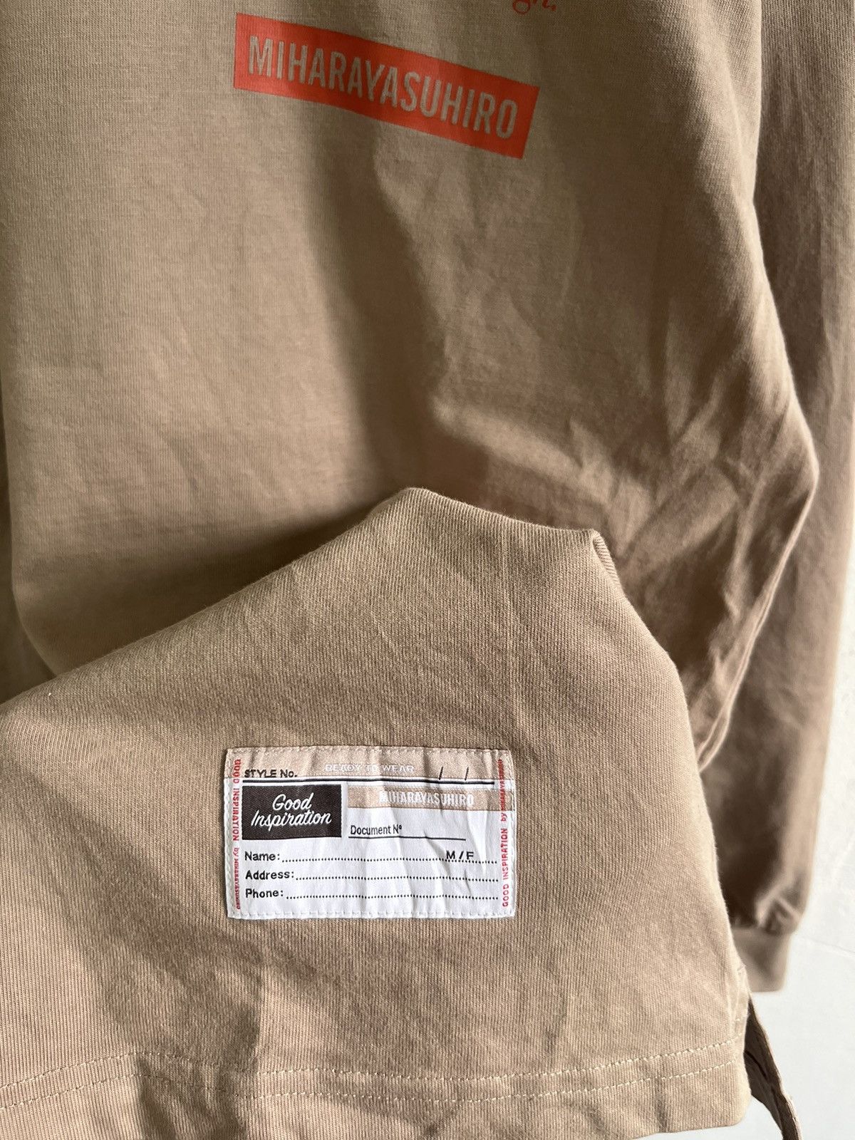 GU × Maison MIHARA YASUHIRO Miharayasuhiro x GU Poem Longsleeve Tshirt Size US M / EU 48-50 / 2 - 4 Thumbnail