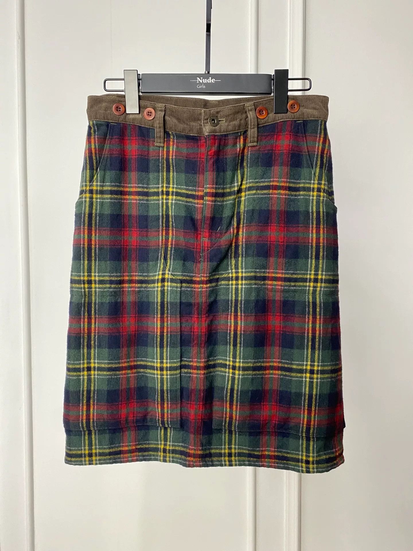 Junya Watanabe Junya Watanabe Plaid Skirt Size 30" / US 8 / IT 44 - 1 Thumbnail
