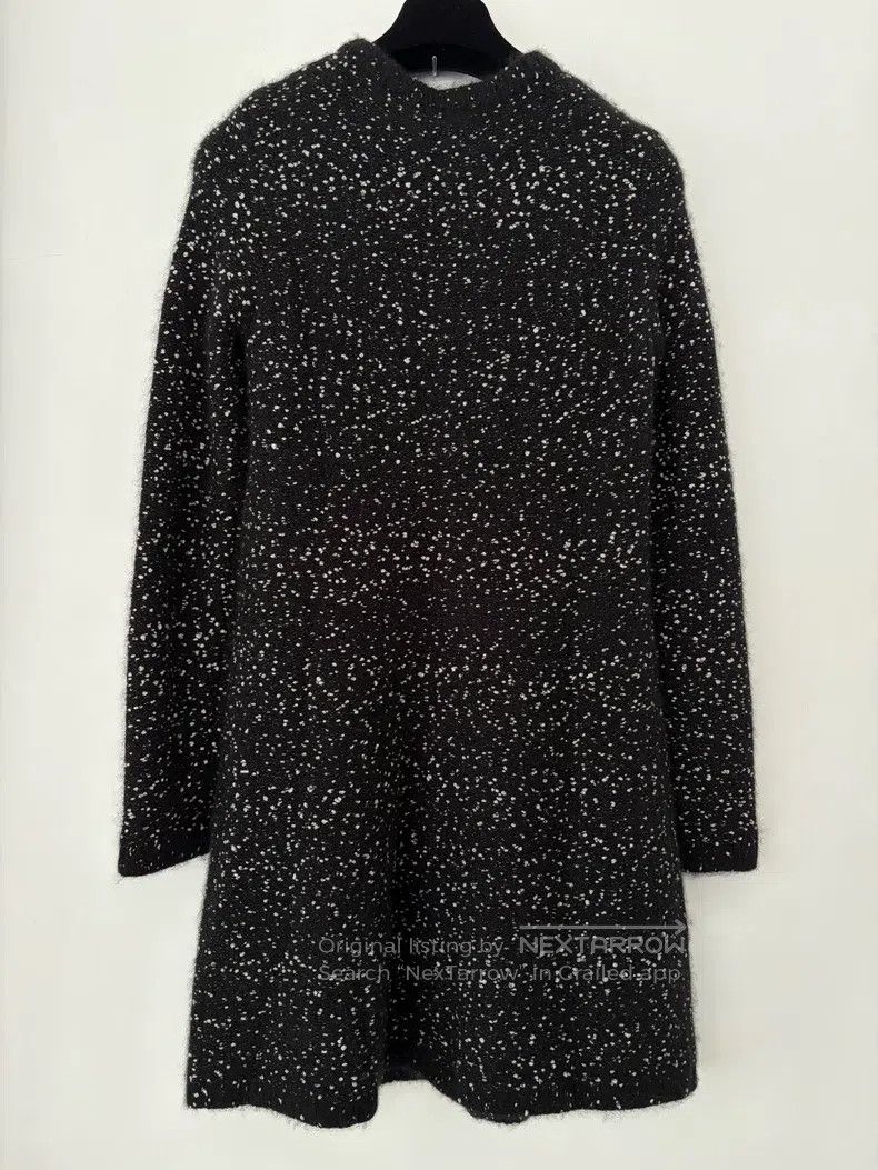 Chanel Chanel Black and white round-neck long-sleeved knitted dre Size XXS / US 00 / IT 34 - 2 Thumbnail