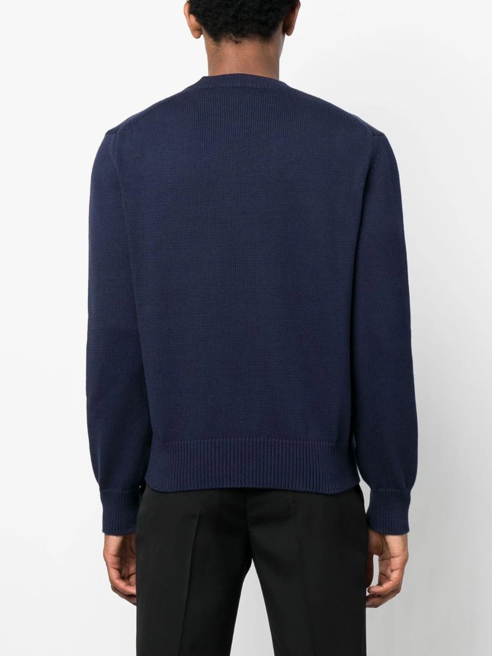 Alexander McQueen o1y1024 Sweater in Midnight Blue Size US L / EU 52-54 / 3 - 4 Thumbnail