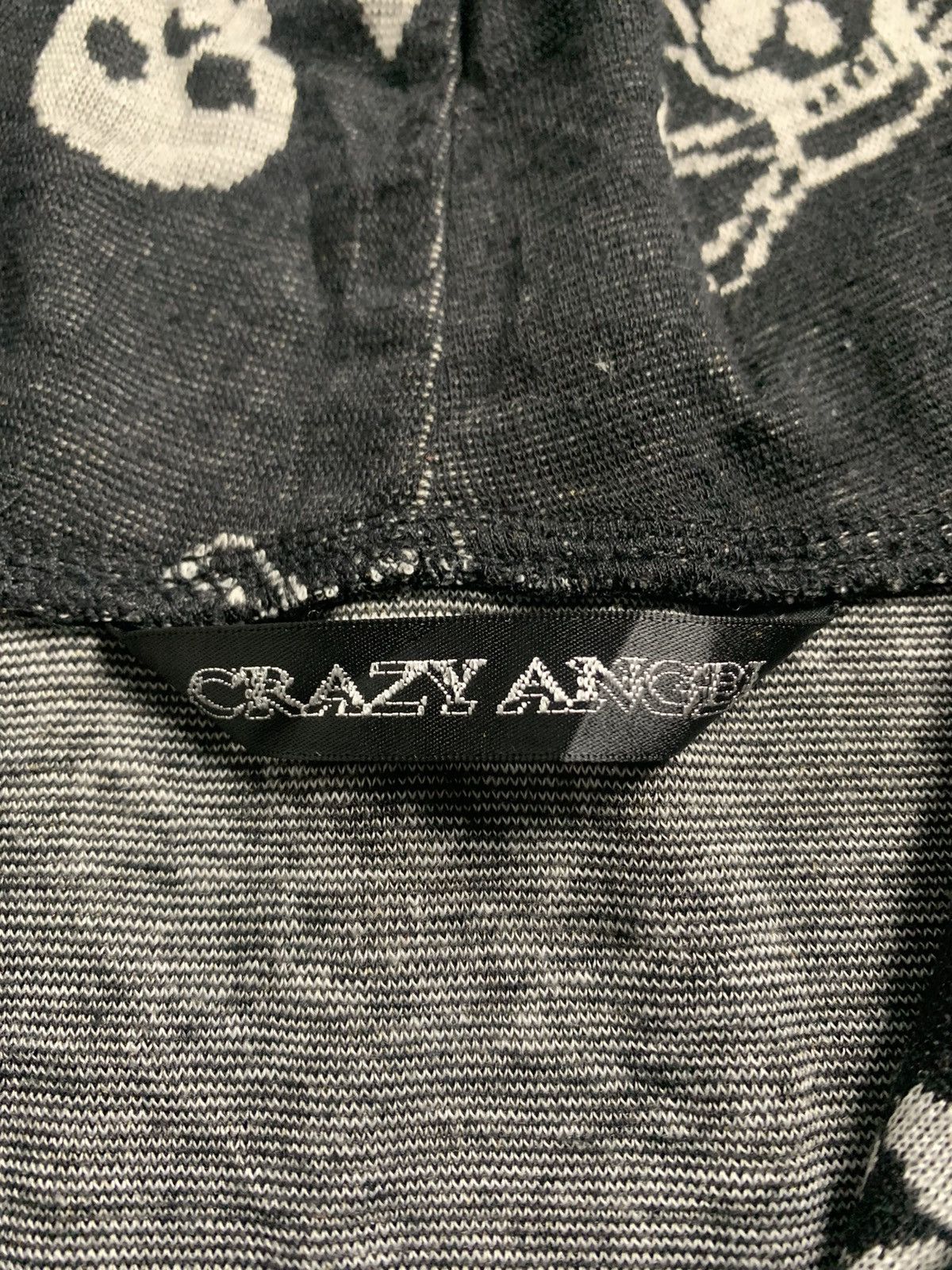If Six Was Nine × Japanese Brand × Le Grande Bleu (L.G.B.) Vtg Zip Hoodie Crazy Angle Skull Print Size US M / EU 48-50 / 2 - 6 Thumbnail