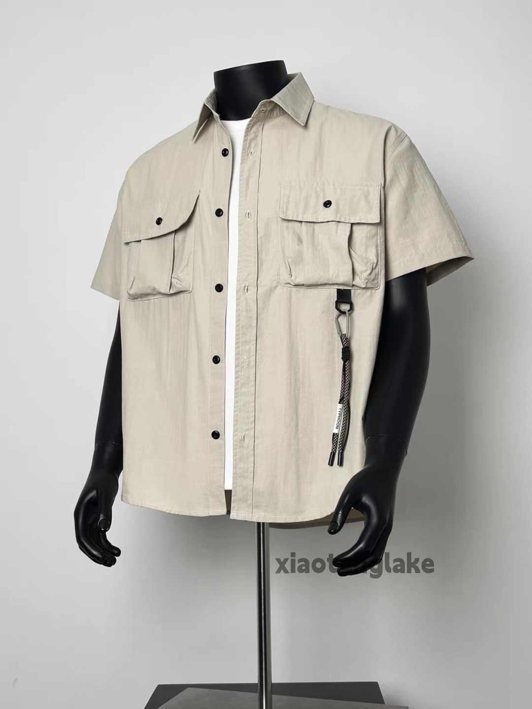 Designer Unisex outdoor utility skate hiphop sports cargo shirt Size US L / EU 52-54 / 3 - 6 Thumbnail