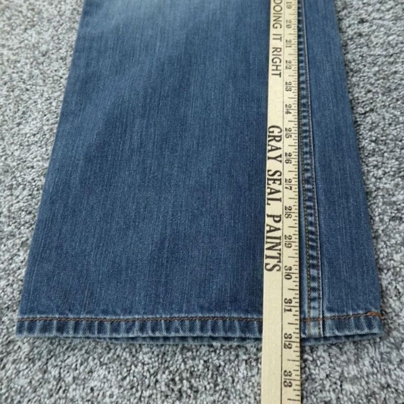 Levi's VTG Levis 567 Jeans Mens 38X32 Dark Blue Denim Bootcut Western 5-Pocket 567 Y2K Mens Jeans Size US 38 / EU 54 - 4 Thumbnail