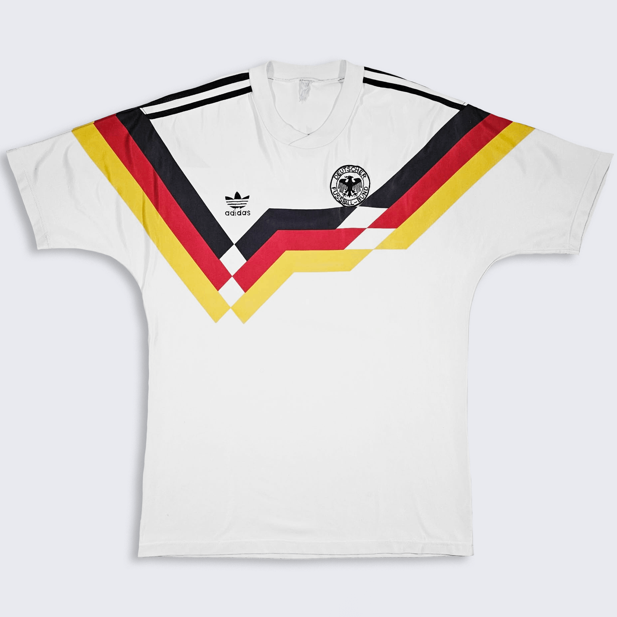 Adidas West Germany Vintage 90s Adidas Soccer World Cup Jersey Size US XL / EU 56 / 4 - 1 Thumbnail