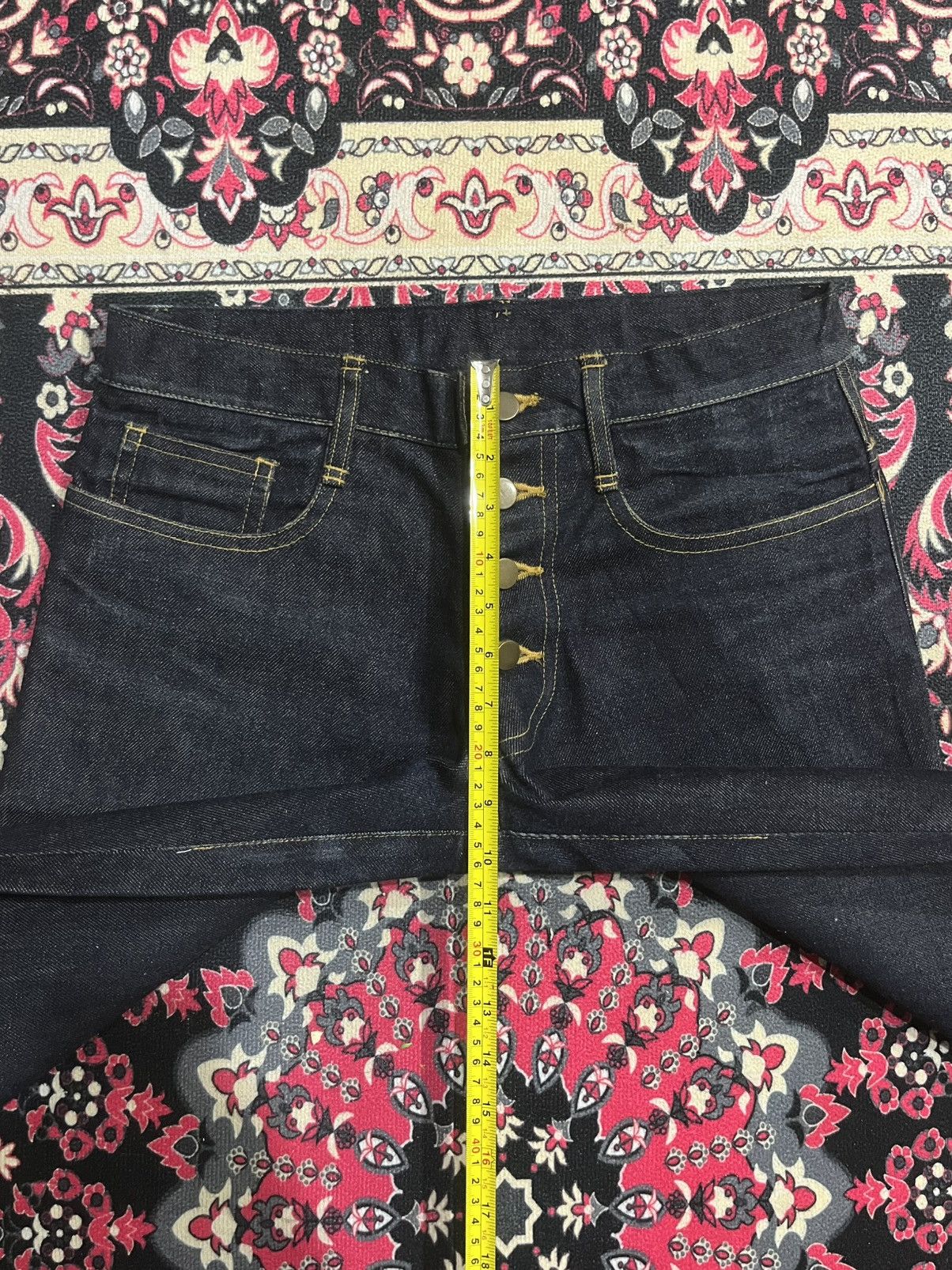 Christopher Nemeth ⚡️Designer⚡️Christopher Nemeth Deconstructed Raw Indigo Jeans Size US 30 / EU 46 - 12 Thumbnail