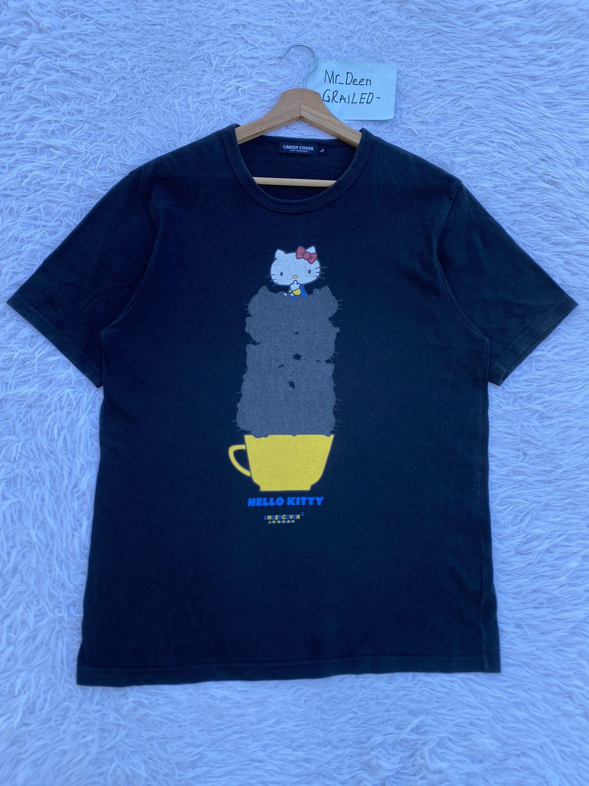Undercover Rare Undercover by Jun Takahashi x Hello Kitty Black Tshirt Size US M / EU 48-50 / 2 - 2 Thumbnail