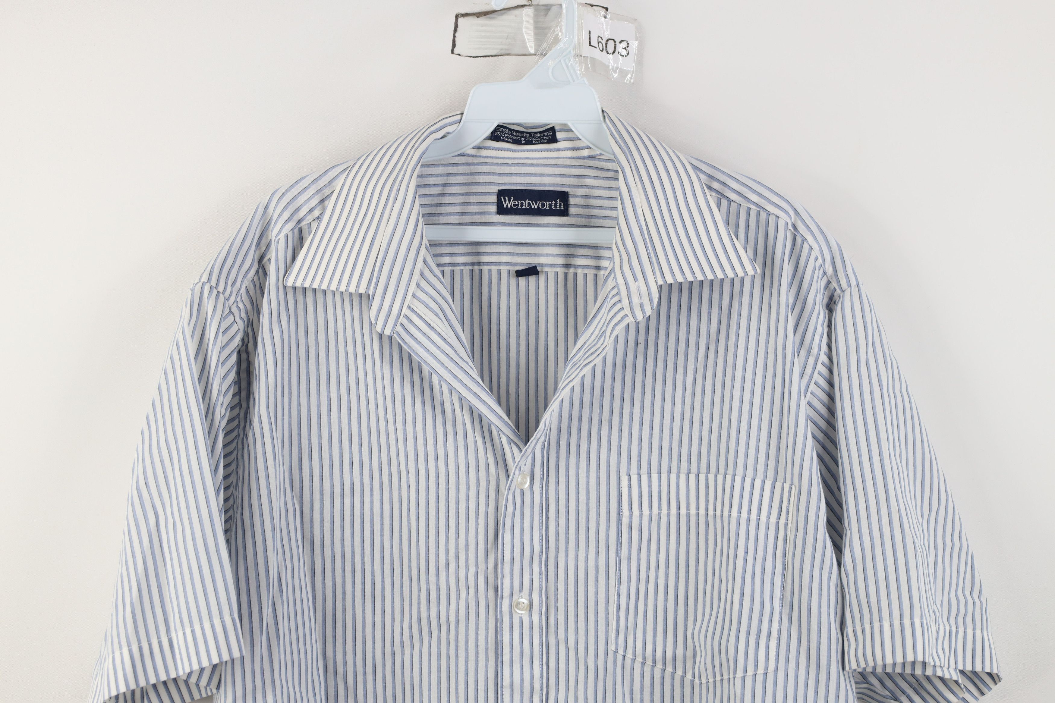 Vintage Vintage 90s Streetwear Short Sleeve Collared Button Shirt Size US M / EU 48-50 / 2 - 2 Thumbnail