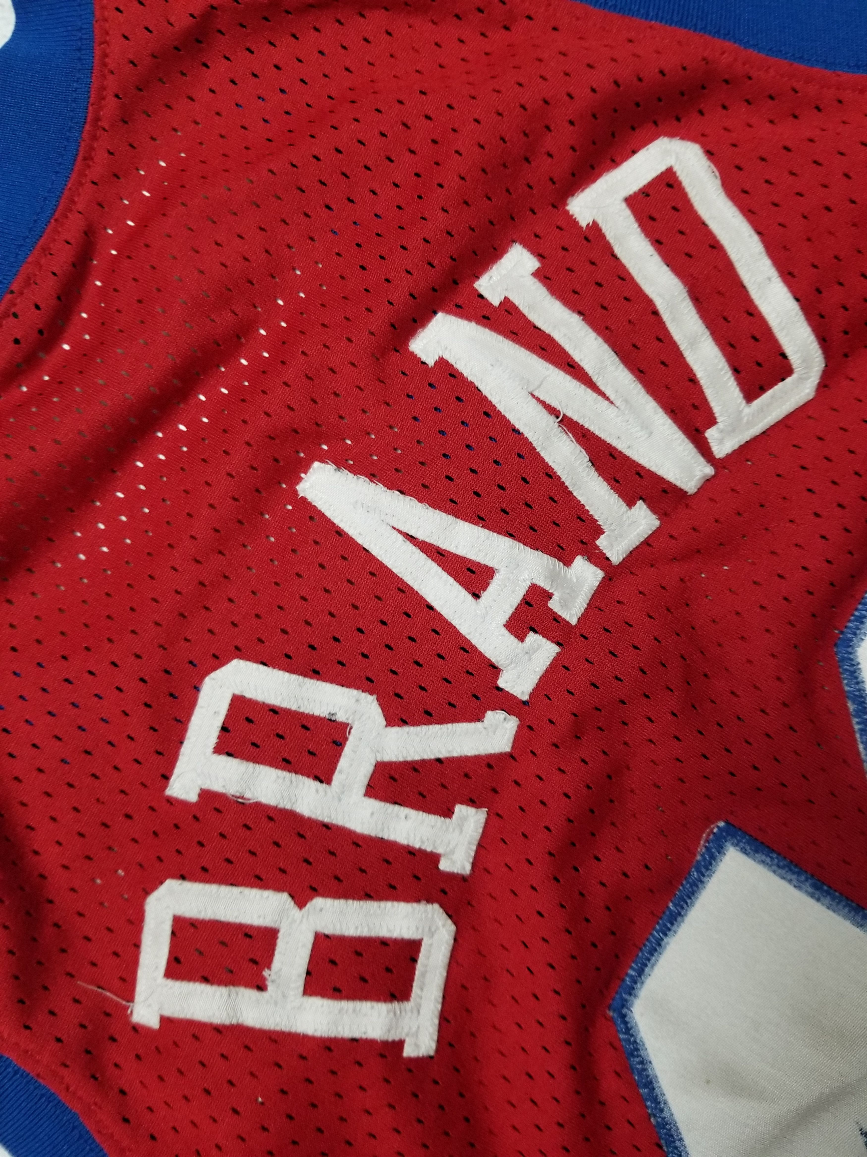 Nike VTG Elton Brand Los Angeles Clippers #42 Red and Blue Jersey Size US S / EU 44-46 / 1 - 8 Thumbnail