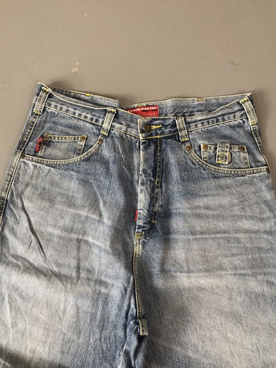 JNCO × Southpole × Vintage Vintage Y2K Mazine SpellOut baggy fit denim Size US 35 - 5 Thumbnail