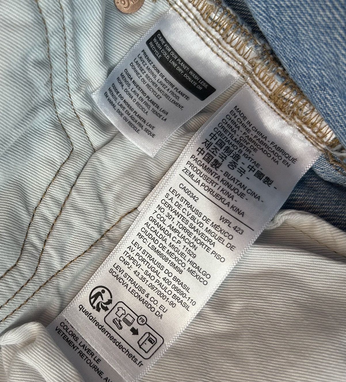 Levi's Levis Marker Loose Baggy Fit Japanese Selvedge Denim Jeans Size US 32 / EU 48 - 13 Thumbnail