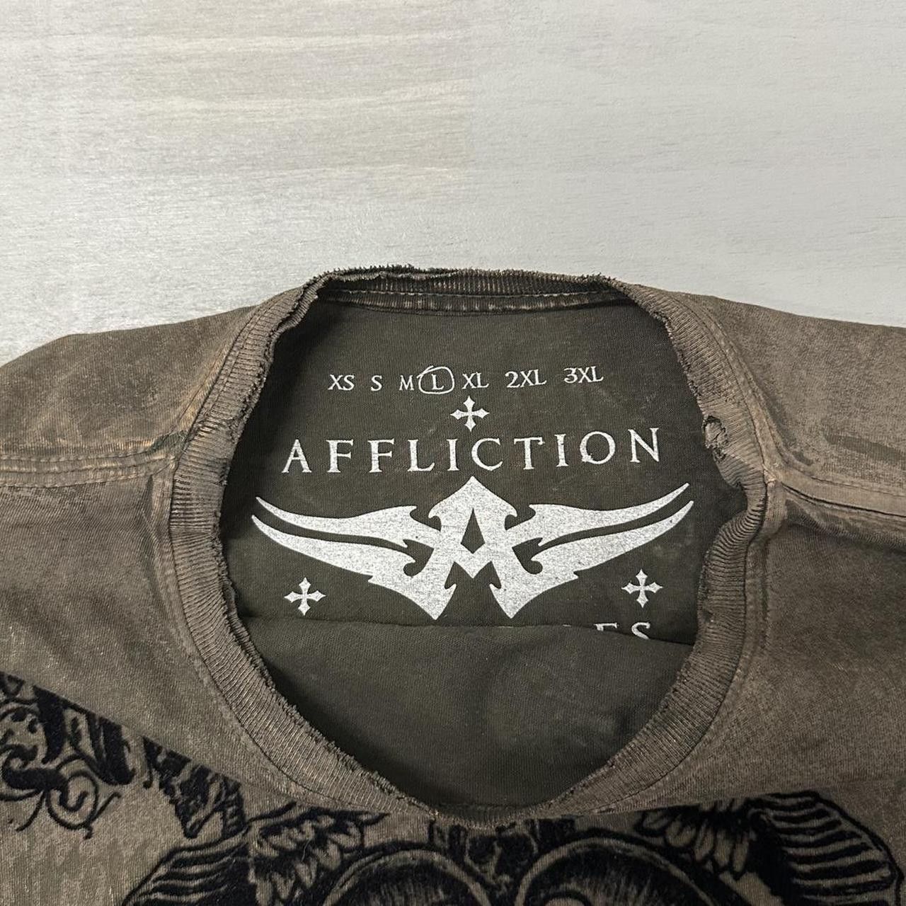 Affliction Y2K Affliction Wings Crazy Cyber Goth Tee Shirt Large Size US L / EU 52-54 / 3 - 5 Thumbnail