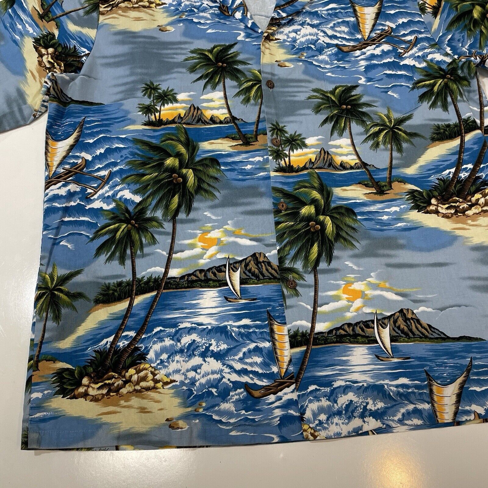 ALOHAS Aloha Republic Hawaiian Button Down Shirt Men's Size XL Size US XL / EU 56 / 4 - 2 Thumbnail