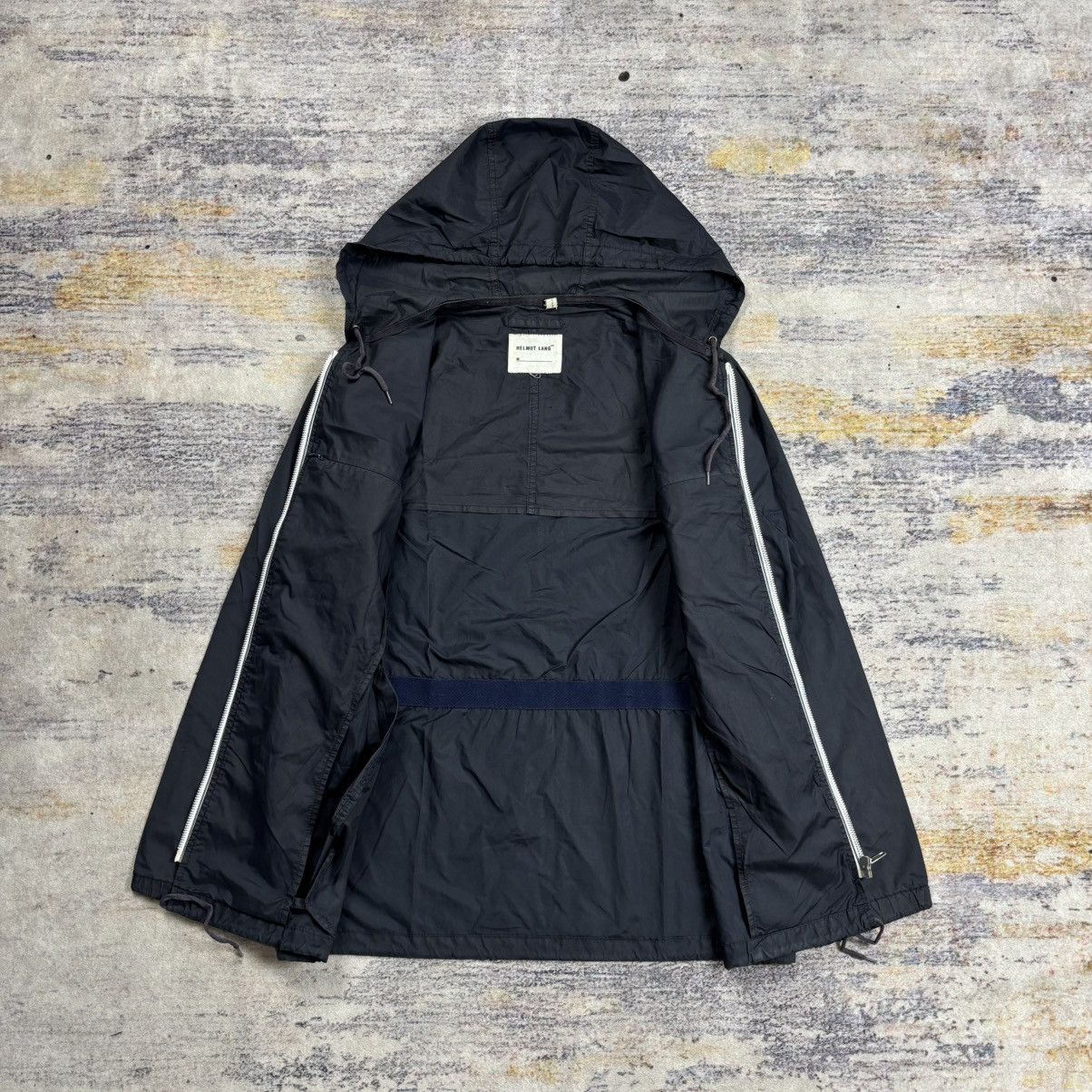 Helmut Lang Vintage Helmut Lang Ss1999 Nylon Packable Hooded Anorak Size US M / EU 48-50 / 2 - 7 Thumbnail