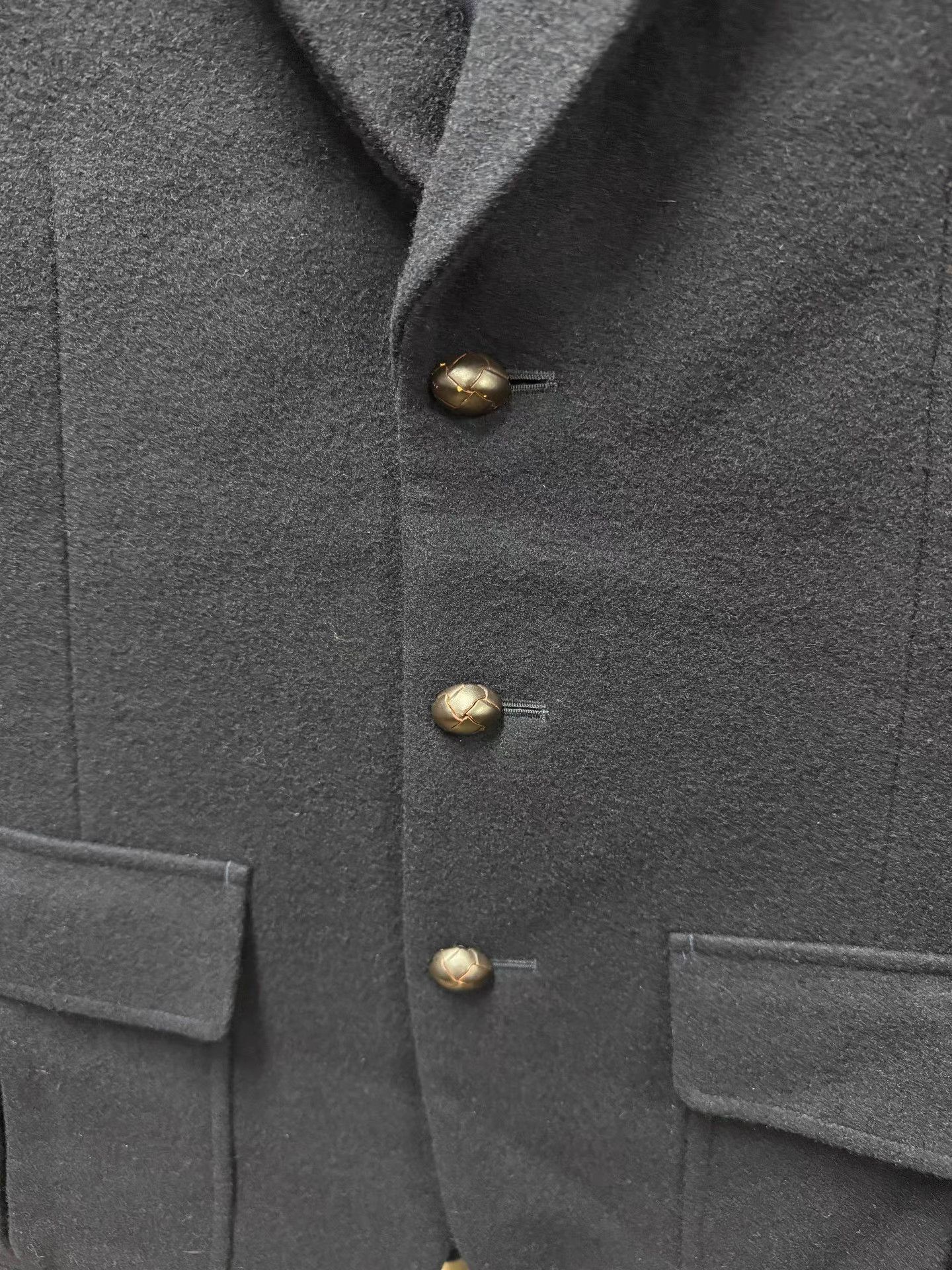 Yohji Yamamoto Yohji Yamamoto Wooden Button Wool Jacket K20 Size US S / EU 44-46 / 1 - 4 Thumbnail