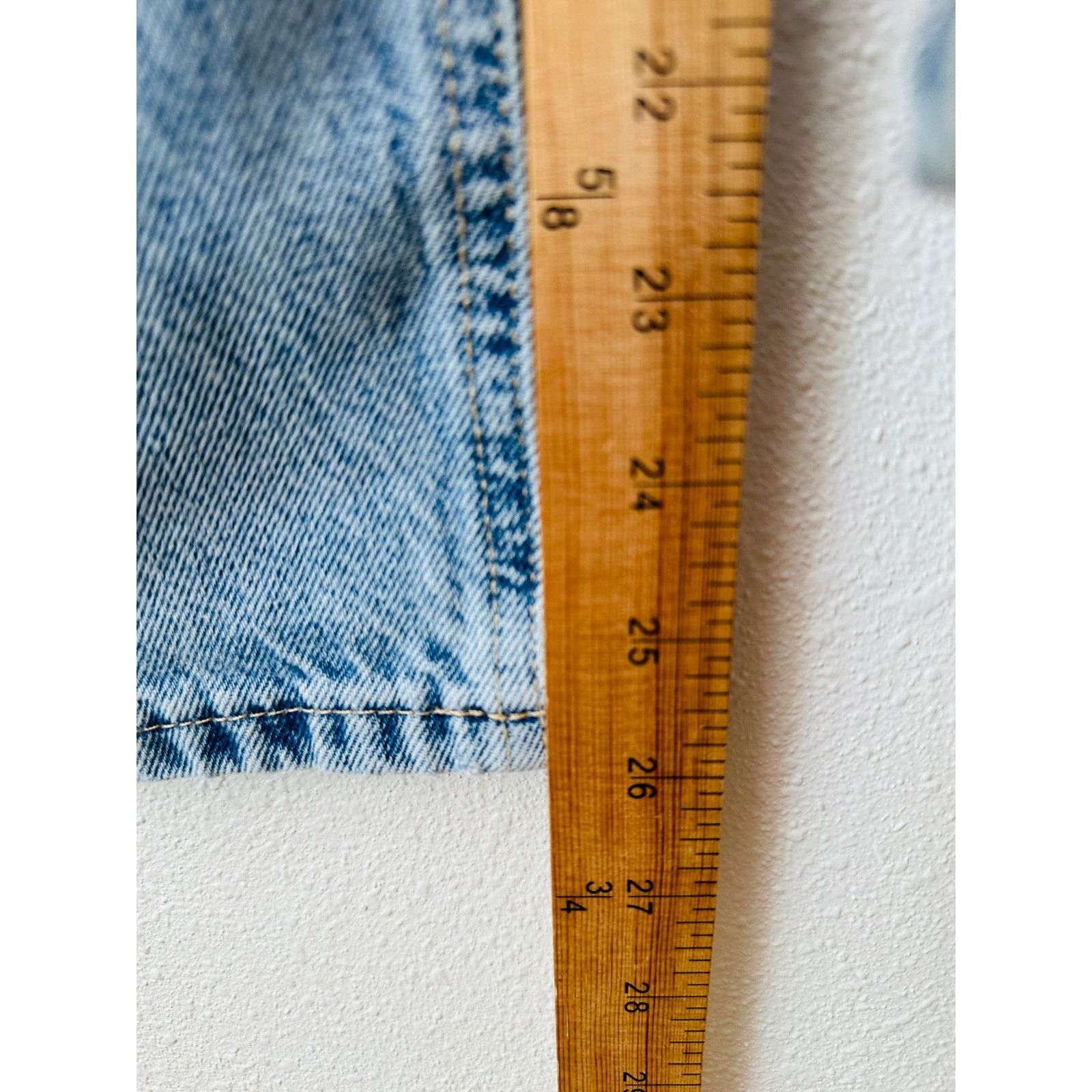 Topshop Topshop High-Waist Mom Jeans Blue W28 L30 Distressed Ripped Size 28" / US 6 / IT 42 - 13 Thumbnail