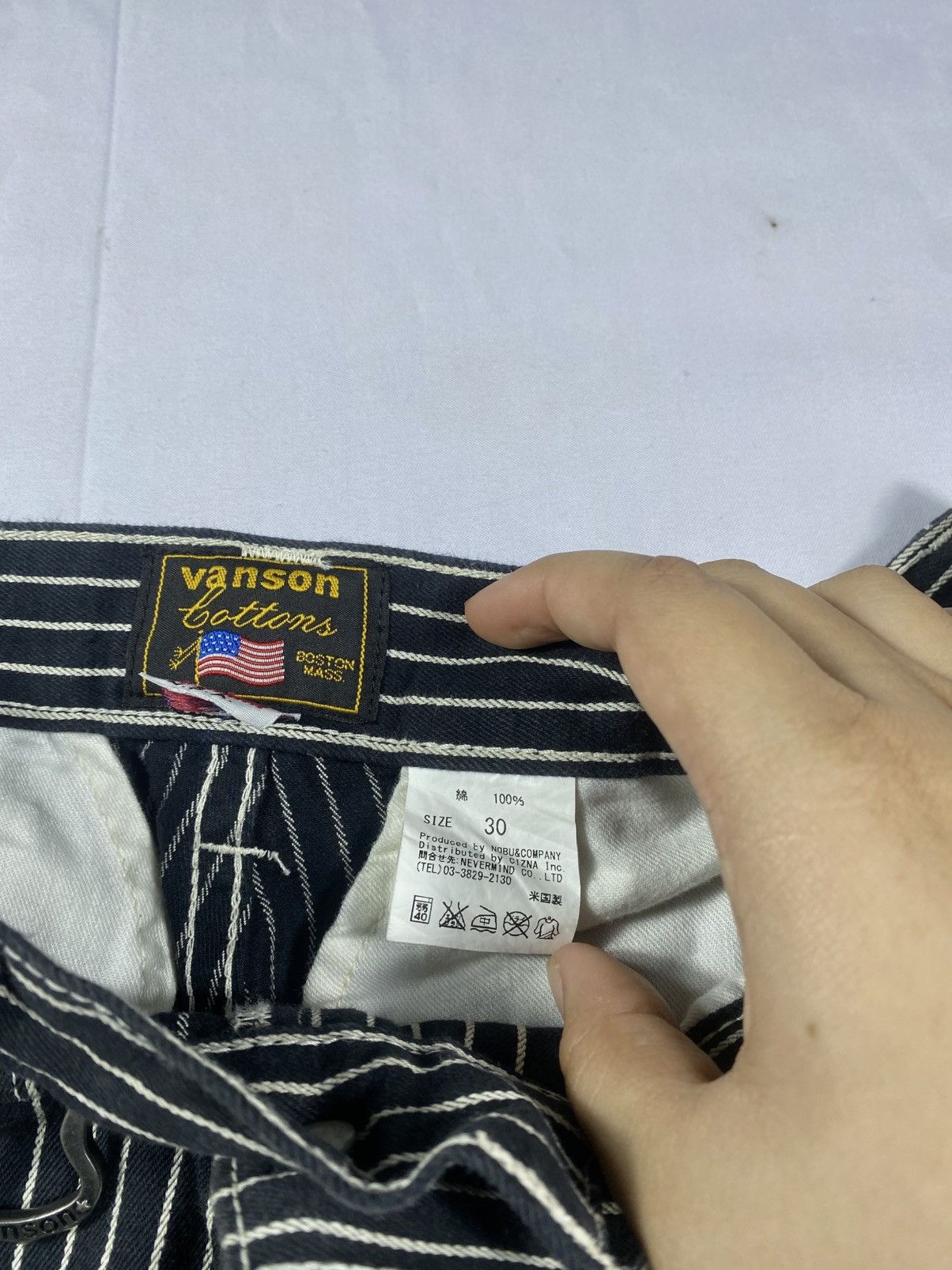 Vanson Leathers Vintage Venson Hickory Pants Size US 30 / EU 46 - 8 Thumbnail