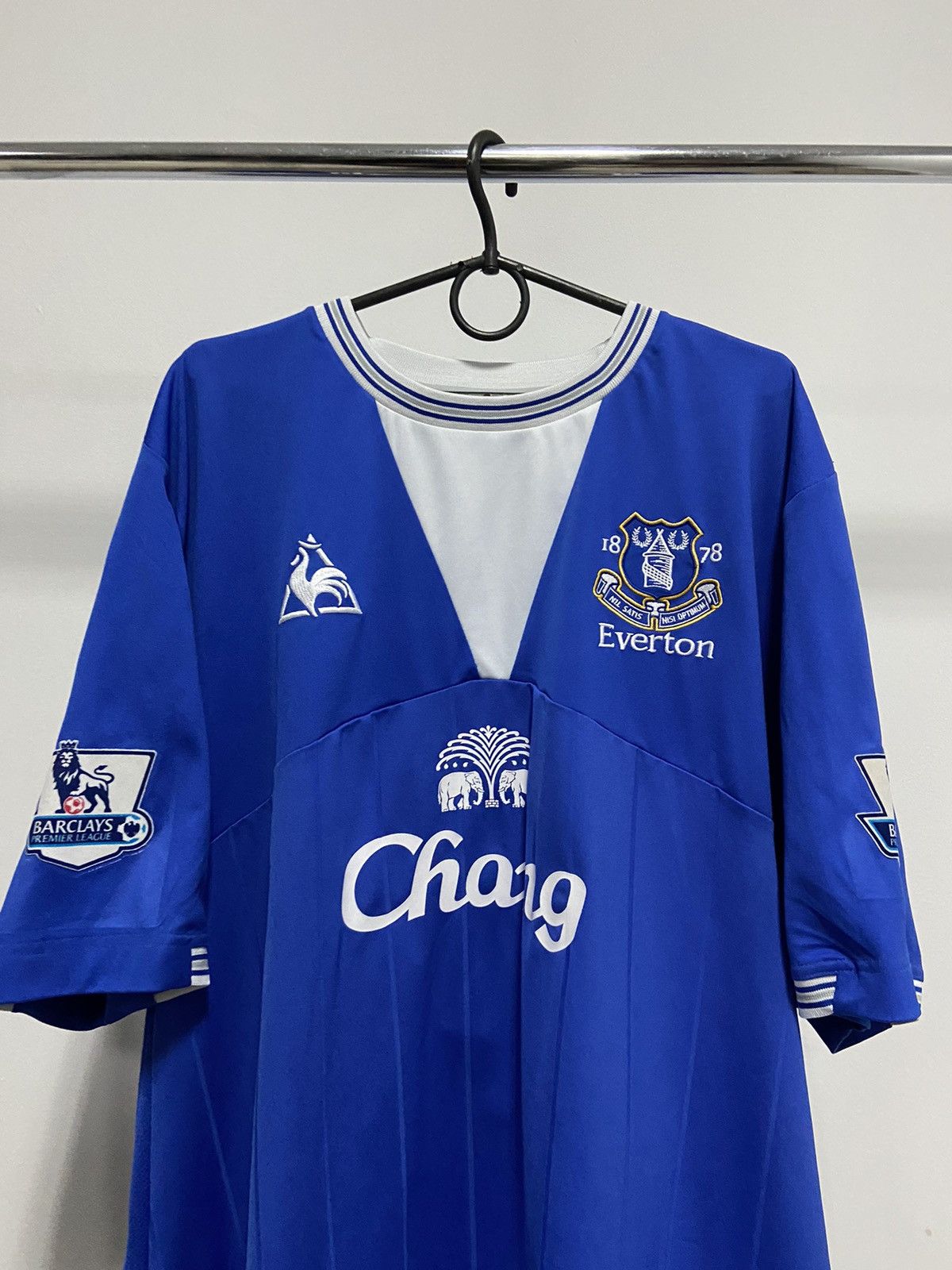 Le Coq Sportif × Vintage Le Coq Sportif Everton jersey Cahill 17 big logo football Size US XXL / EU 58 / 5 - 3 Thumbnail