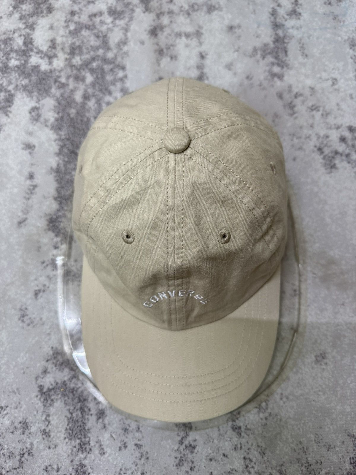 Converse Converse Script Label Cream White Adjuastable Cap Size ONE SIZE - 5 Thumbnail