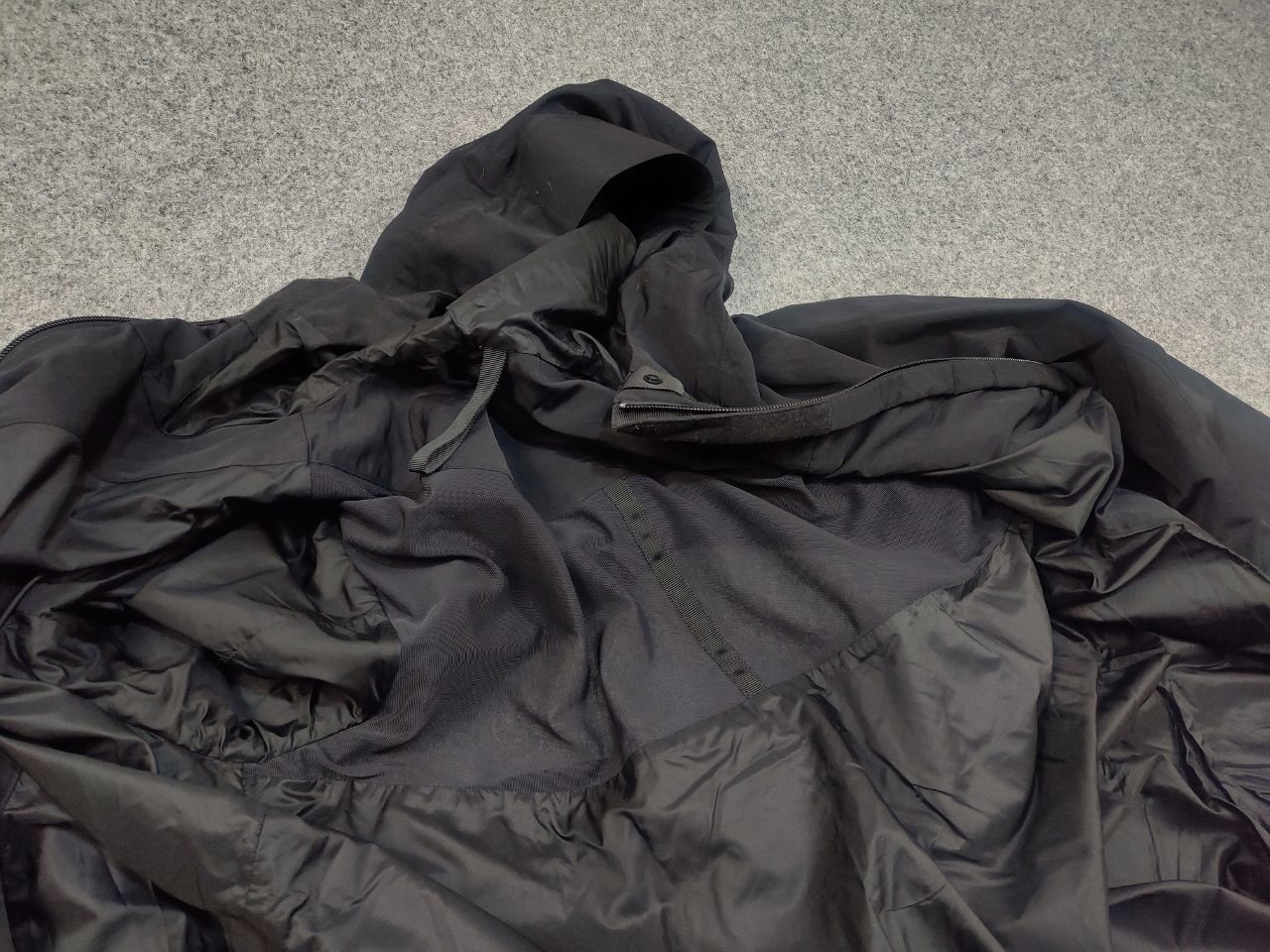 Lululemon LuluLemon Flower Patterned Hooded Parka Black Nylon Jacket Size L / US 10 / IT 46 - 21 Thumbnail