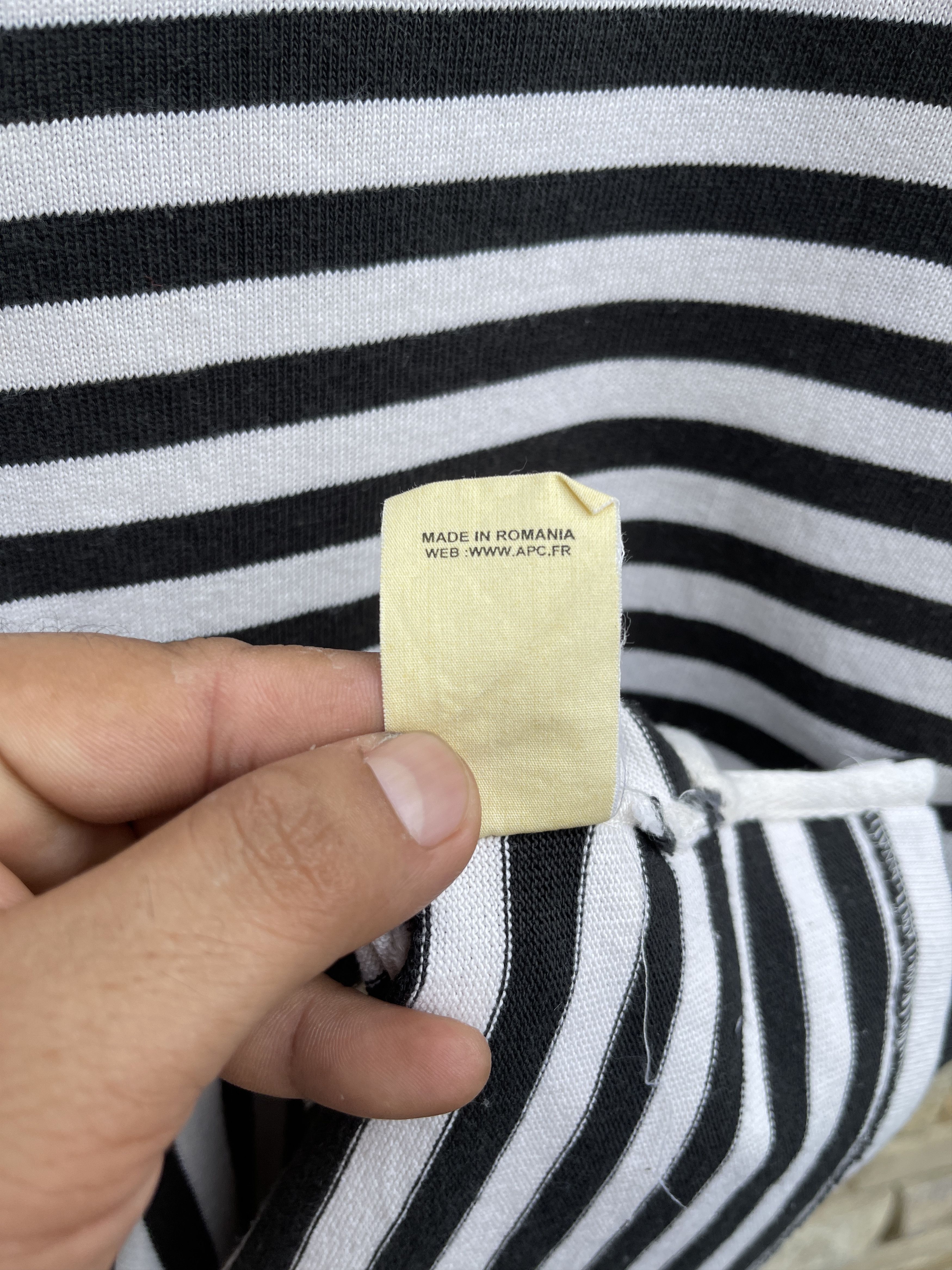A.P.C. Rare‼️Vintage APC Striped T Shirt Size US XS / EU 42 / 0 - 8 Thumbnail