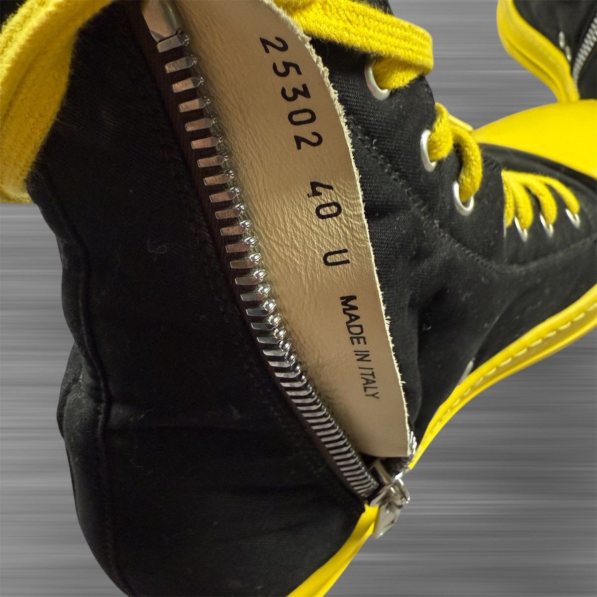 Rick Owens Rick Owens Ramones Rare ‘Yellow’ Sole Size US 8.5 / EU 41-42 - 6 Thumbnail
