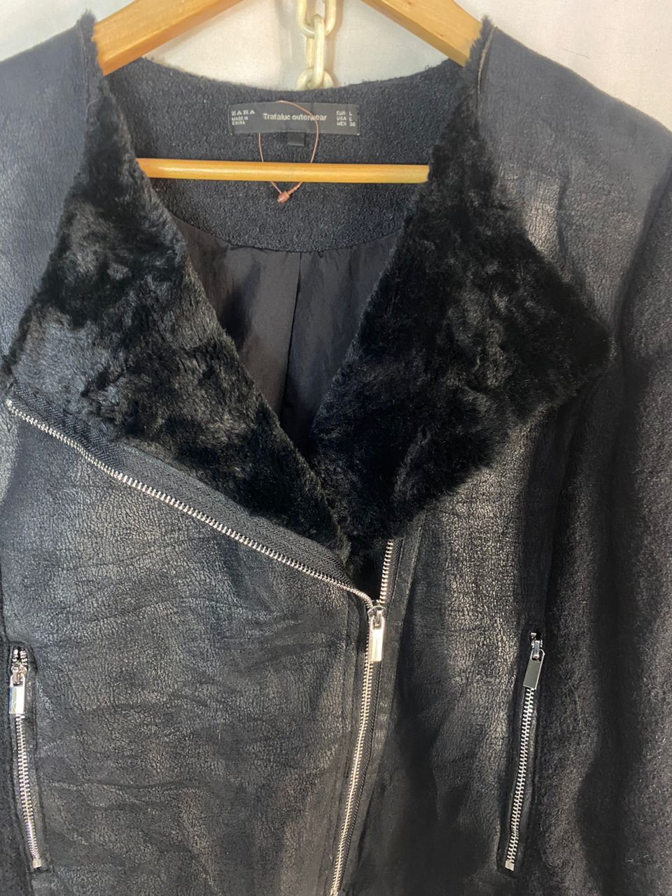 Zara Zara Trafaluc outwear croptop zipper jacket Size M / US 6-8 / IT 42-44 - 5 Thumbnail
