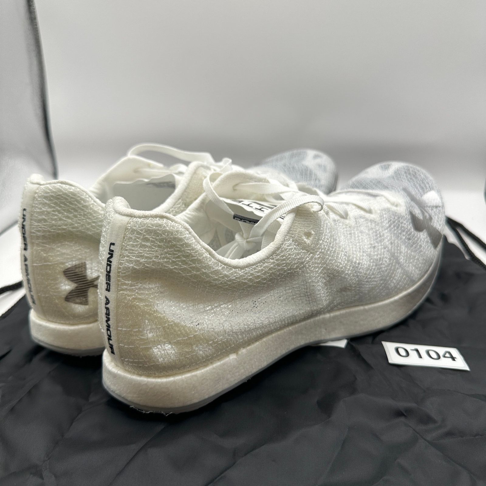 Under Armour UNDER ARMOUR Mens 11.5 Shakedown Elite Track Wht Halo Grey Size US 11.5 / EU 44-45 - 4 Thumbnail