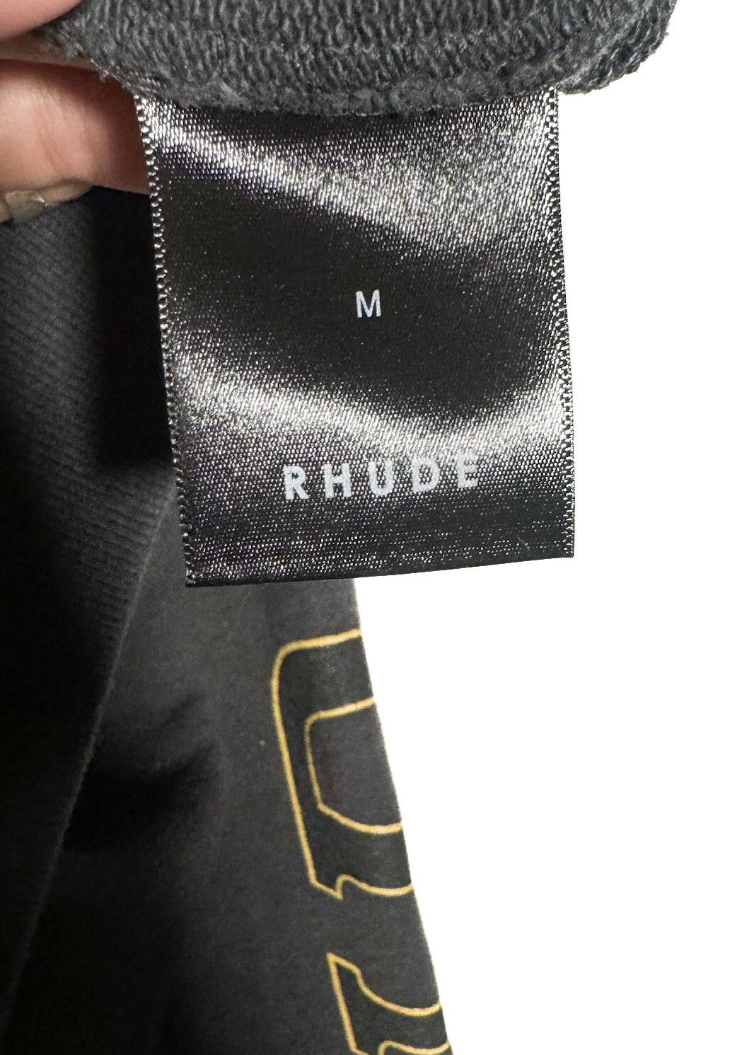 Rhude Rhude Grey Quarter Zip Logo Los Angeles Lakers Sweatshirt Size US M / EU 48-50 / 2 - 9 Thumbnail
