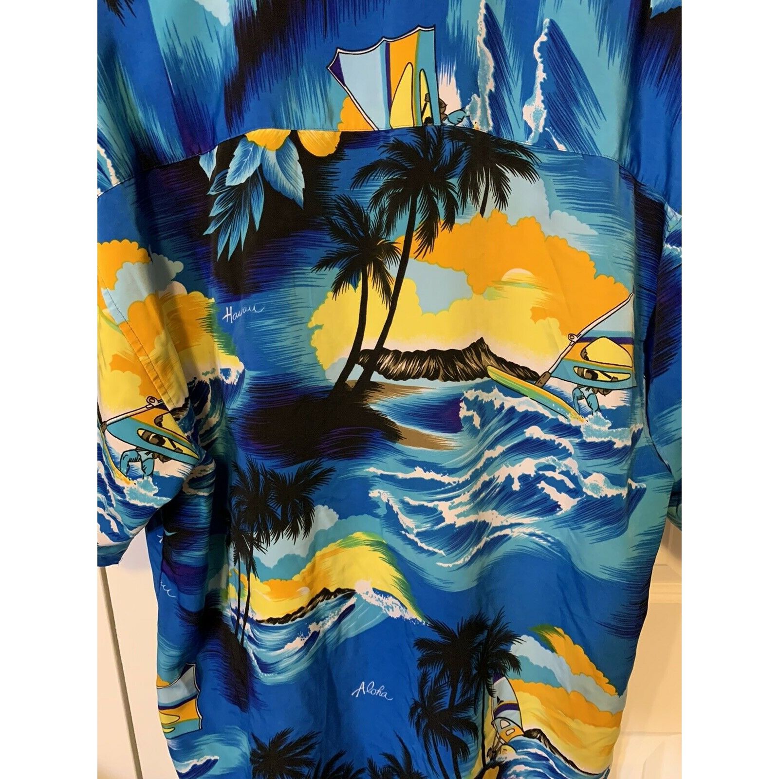 Koman Koman Sport Men’s Sz 2XL Blue Hawaiian Shirt Tropical Hawaii Size US XXL / EU 58 / 5 - 8 Thumbnail