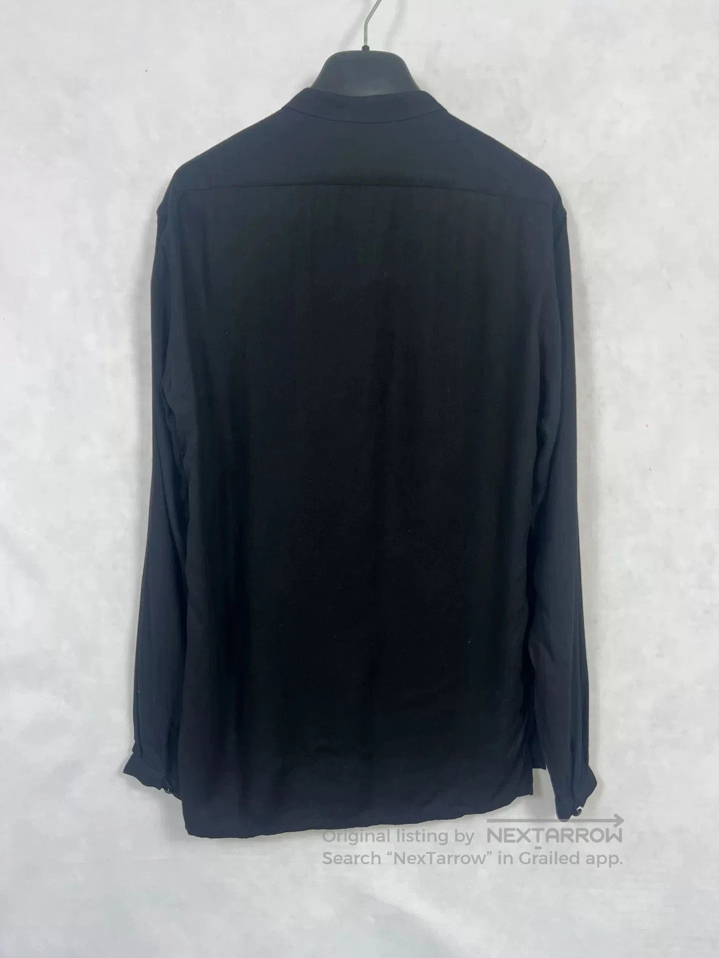 Saint Laurent Paris Saint Laurent Black Henley Neck Shirt. Size US S / EU 44-46 / 1 - 2 Thumbnail