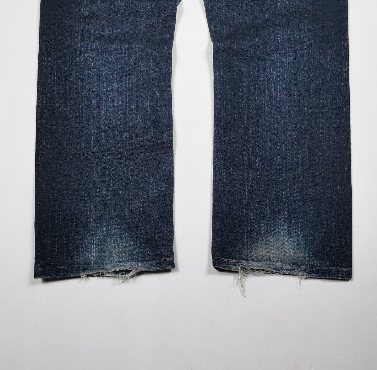 Japanese Brand Selvedge Back Number Japan Tight Straight Ankle Jeans Size US 34 / EU 50 - 9 Thumbnail