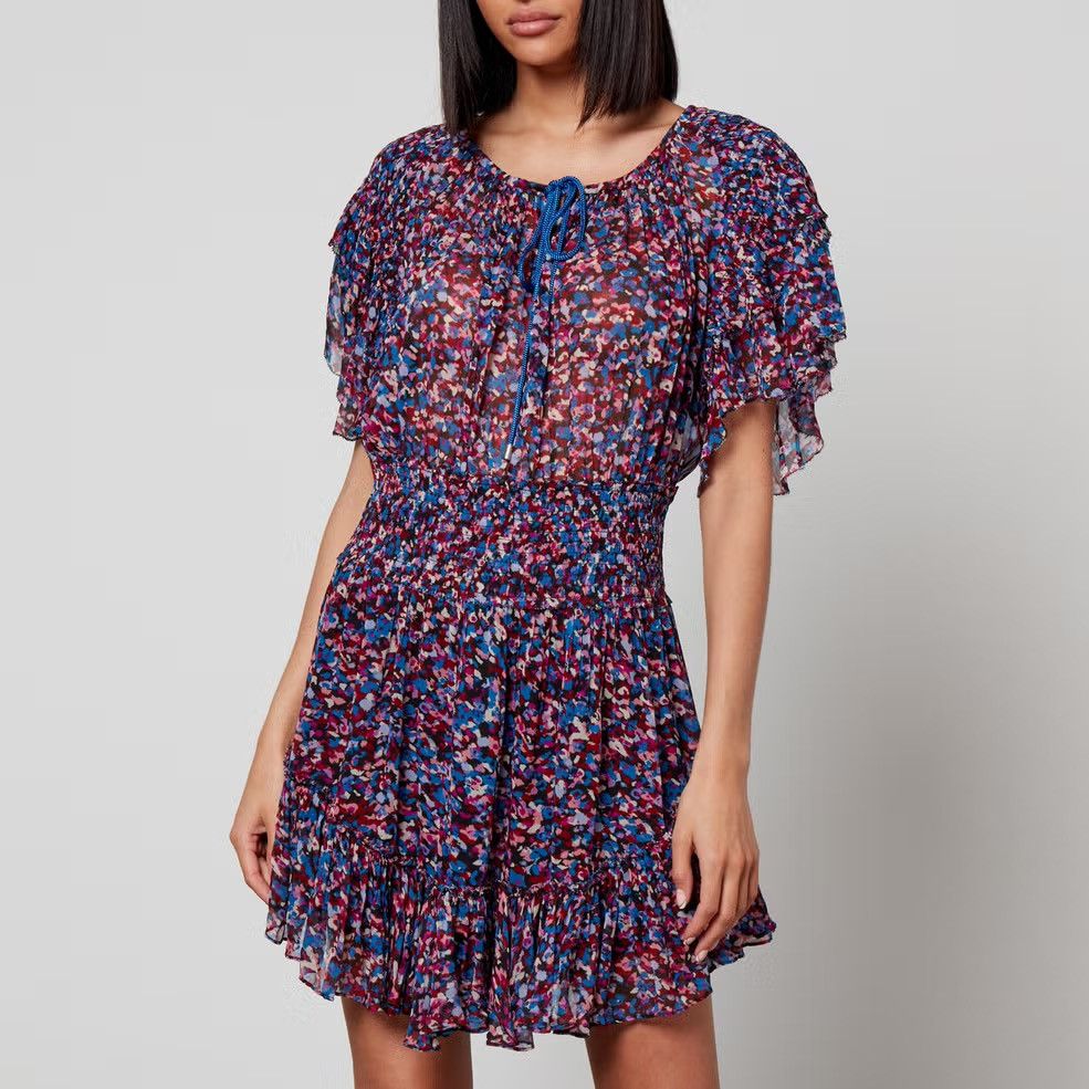 Isabel Marant Isabel Marant Florisse print chiffon dress Size S / US 4 / IT 40 - 2 Thumbnail