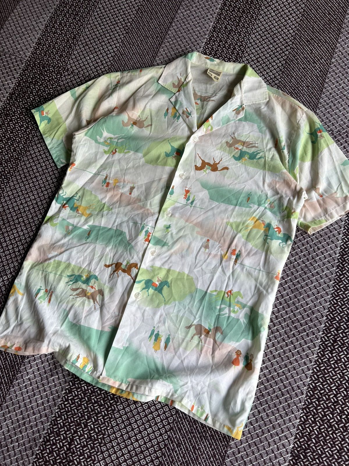 Vintage Vintage Hawaii Shirt Unisex Streetwear Style Overprint Sz M Size US M / EU 48-50 / 2 - 2 Thumbnail