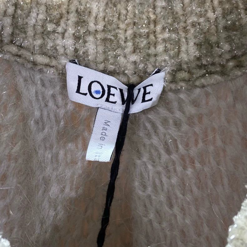 Loewe LOEWE Light grey merino knit sleeveless sweater Size XS / US 0-2 / IT 36-38 - 3 Thumbnail