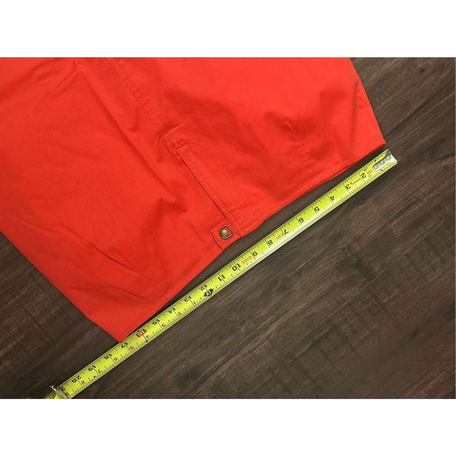 Nordstrom David Meister Cotton Red Button Pencil Skirt Size 12 Size 34" / US 12 / IT 48 - 11 Thumbnail